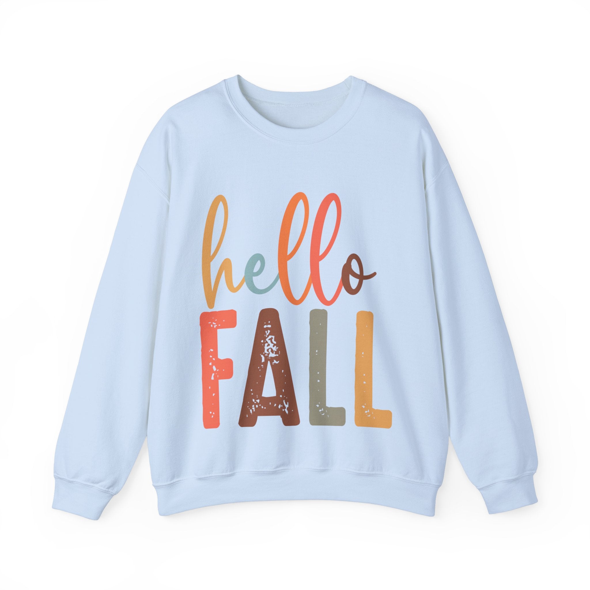 Hello Fall, Hellow Fall Sweatshirt,  Unisex Heavy Blend™ Crewneck Sweatshirt