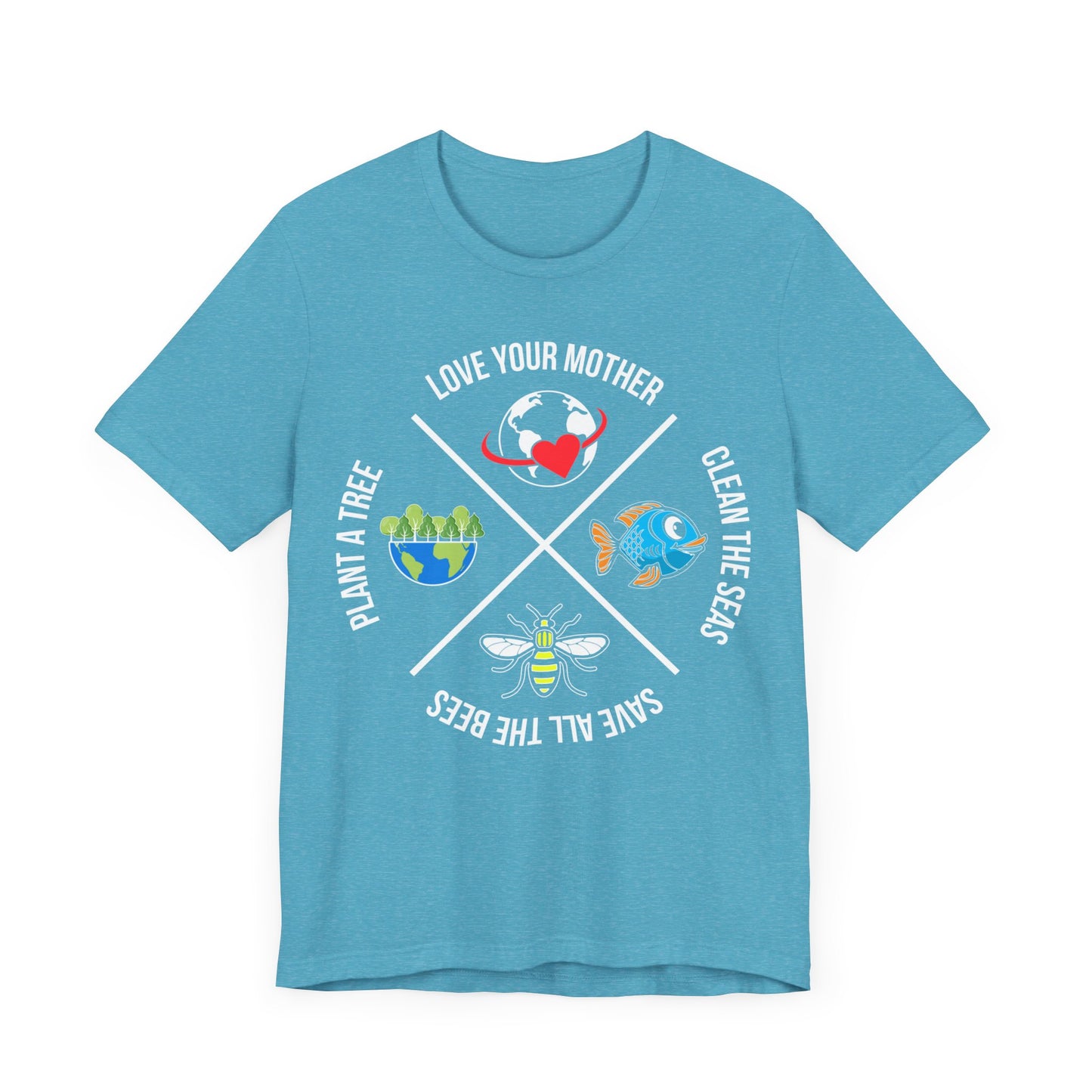 Plant A Tree Shirt, Clean The Seas Tee, Save The Bees Shirt, Love Your Mother T-Shirt, Earth Day Shirt, Earth Day Gift, Save The Planet Tee, Unisex Tee