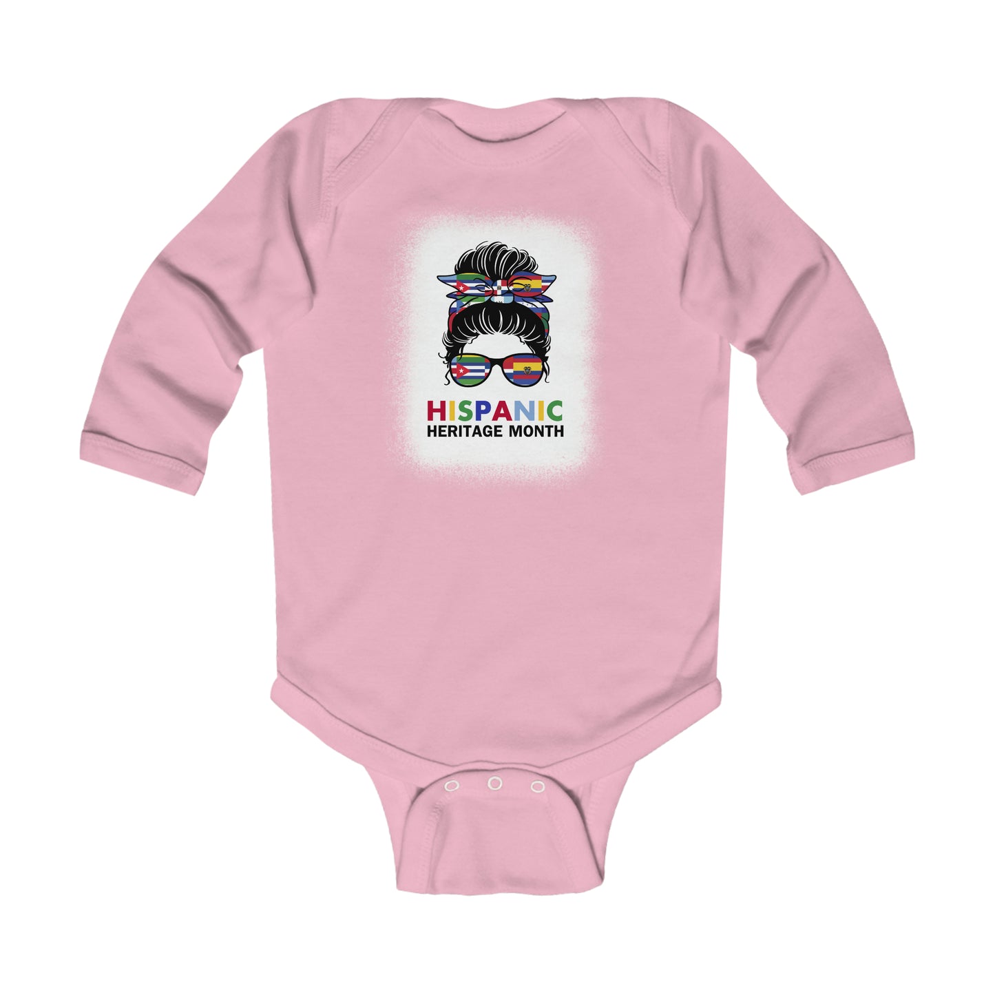 Hispanic Heritage Month Infant Long Sleeve Bodysuit