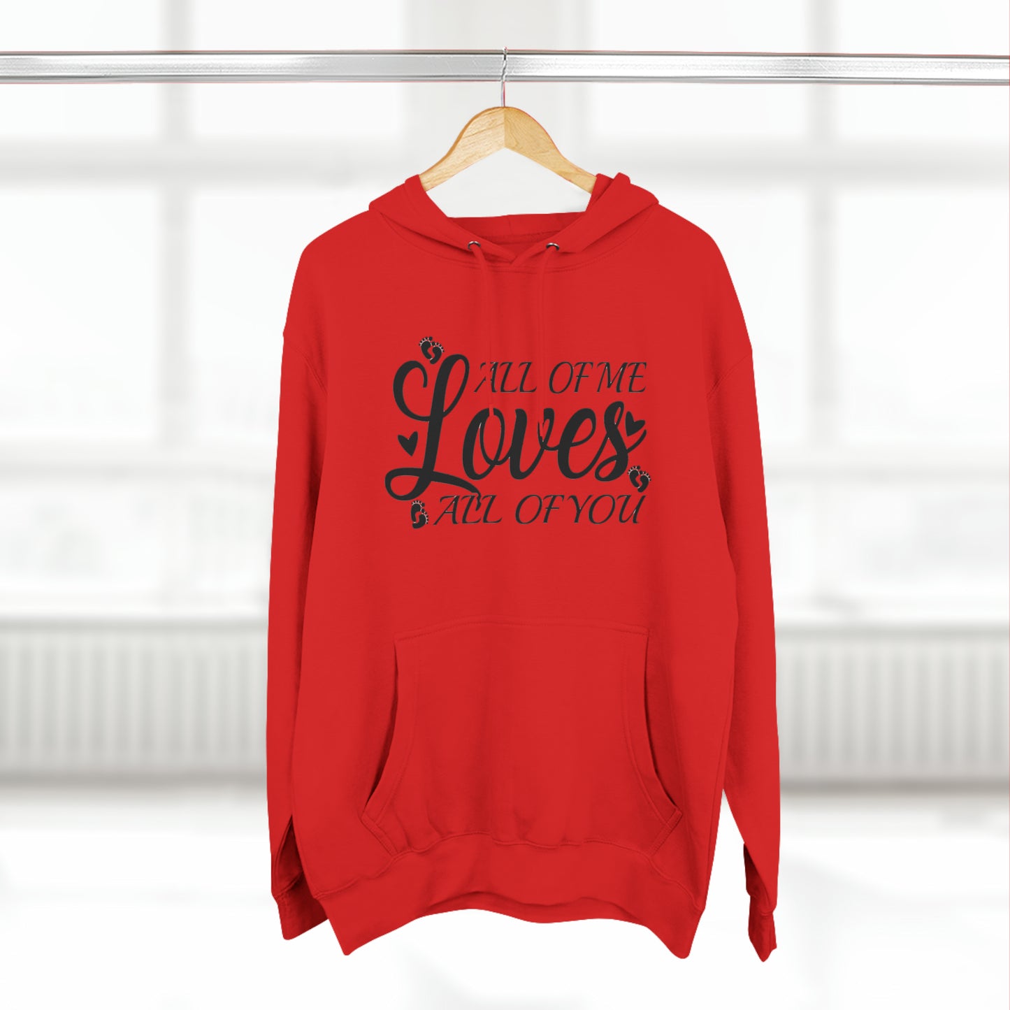 All Of Me Loves All Of You, Unisex Premium Pullover Hoodie, Hoodie