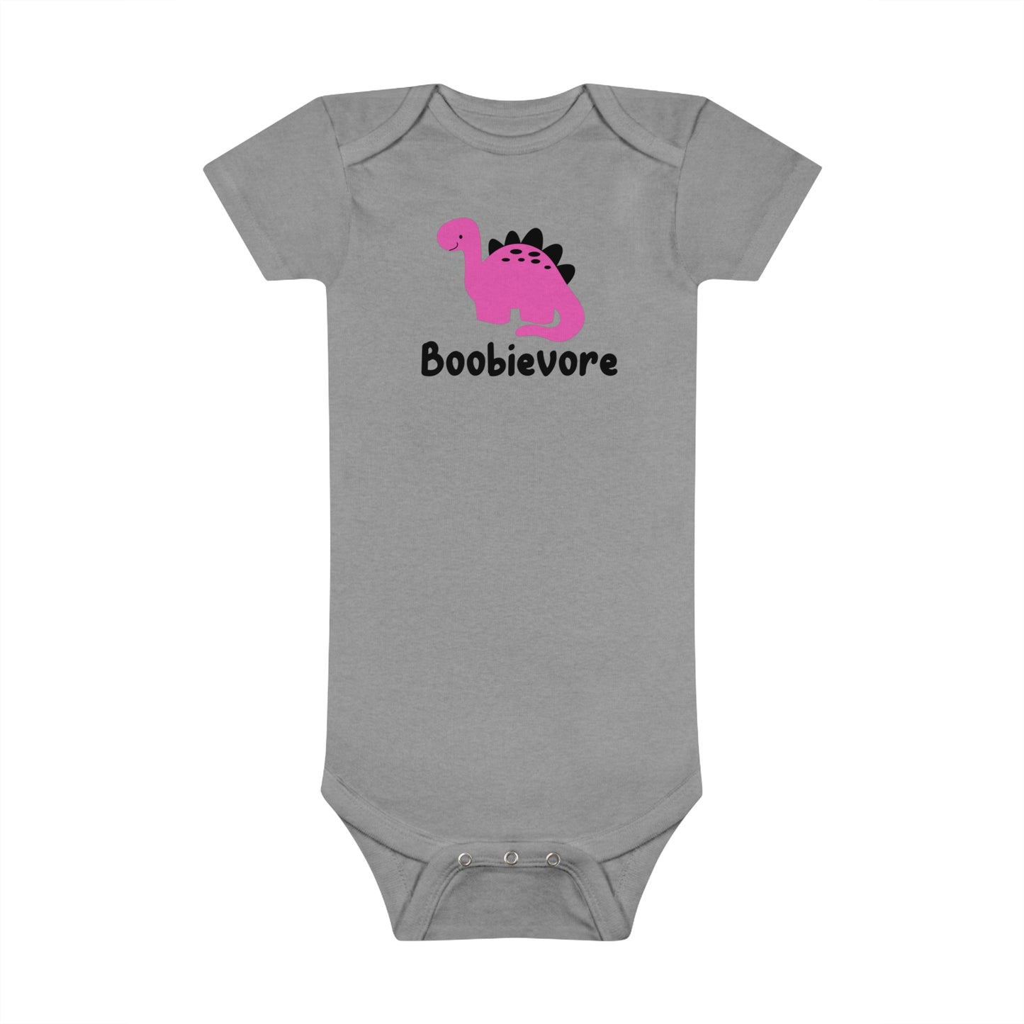 Boobievore Breast Cancer Awareness Onesie, Jumpsuit, Baby Short Sleeve Onesie®