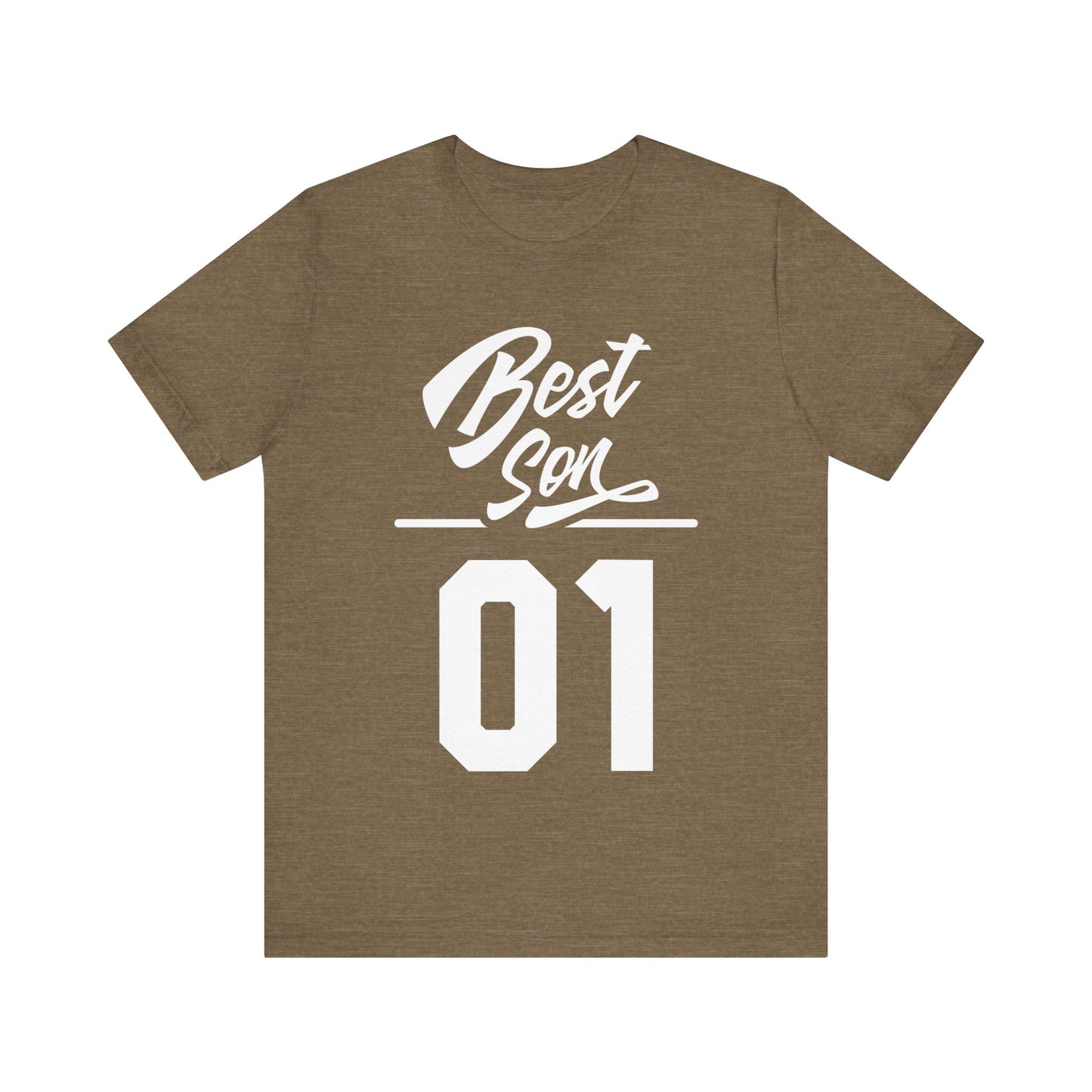 Best Son 01, Best Son Tee, Best Son T-shirt, Gift for Son, Dad to Son Gift, Unisex Jersey Short Sleeve Tee