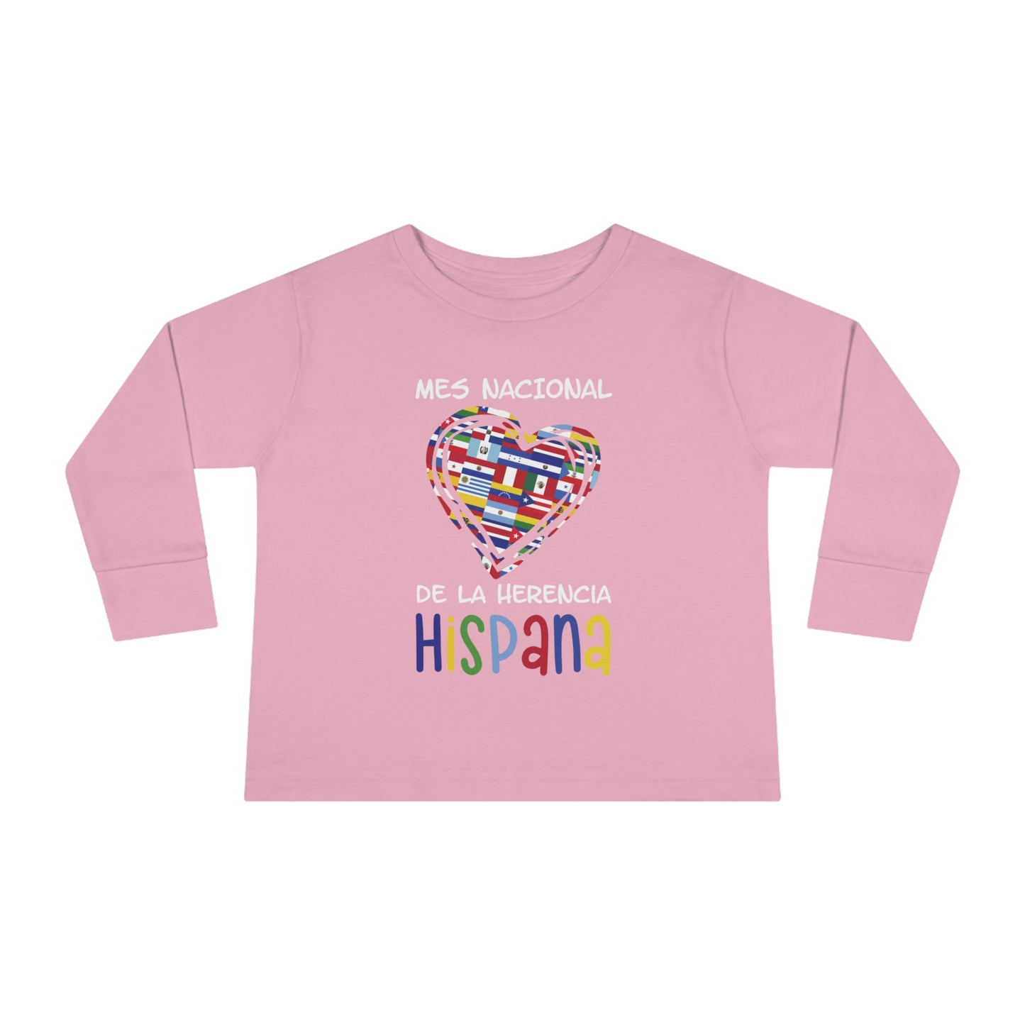 Hispanic Heritage Month Toddler Long Sleeve Tee