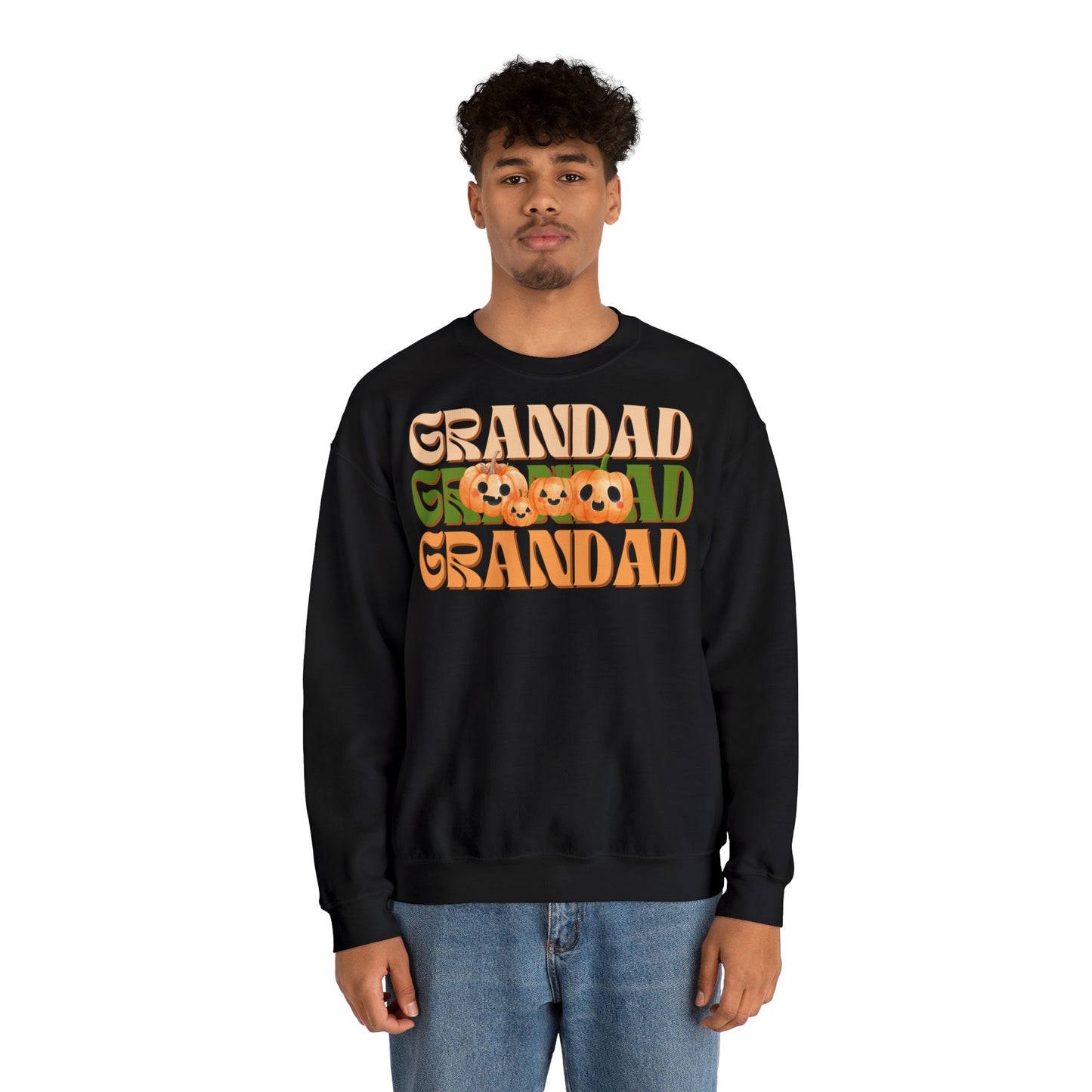 Grandad Pumpkin Unisex Heavy Blend™ Crewneck Sweatshirt