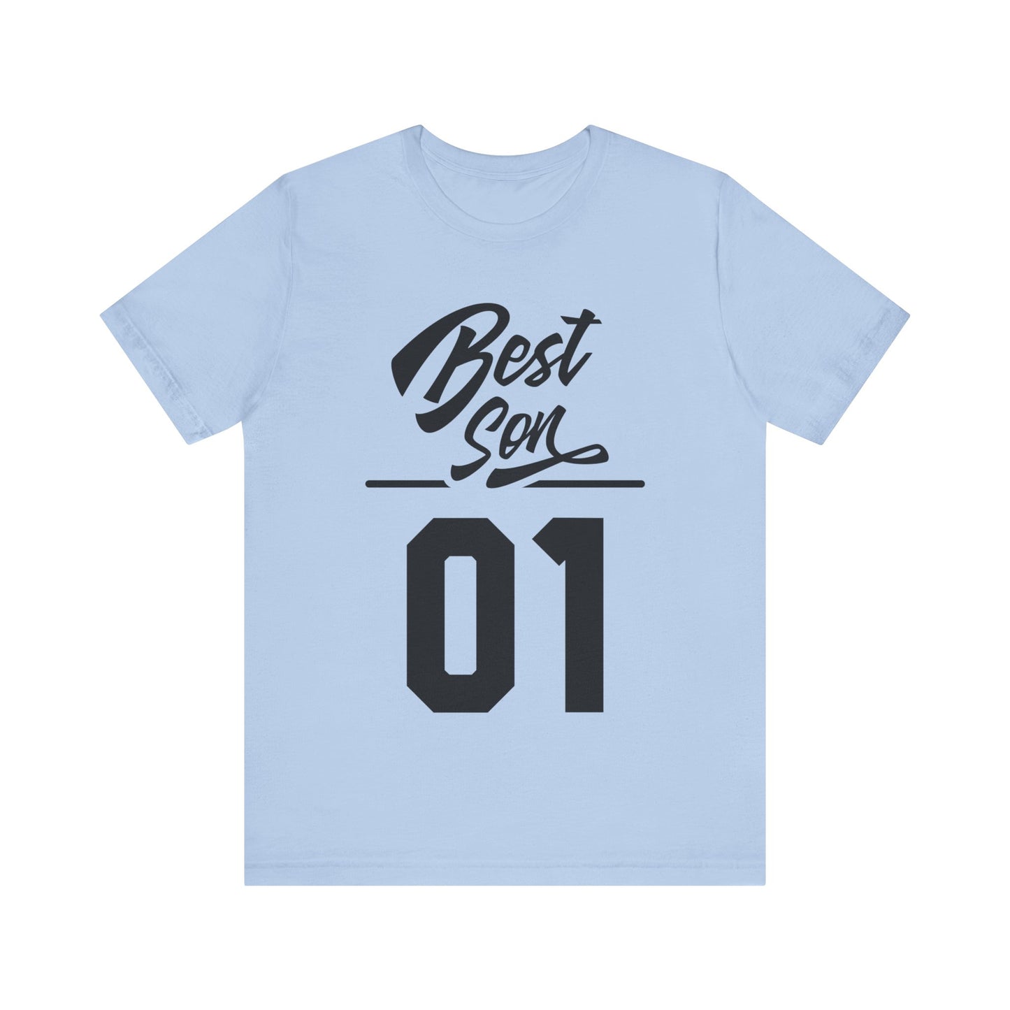 Best Son 01, Best Son Tee, Best Son T-shirt, Gift for Son, Dad to Son Gift, Unisex Jersey Short Sleeve Tee