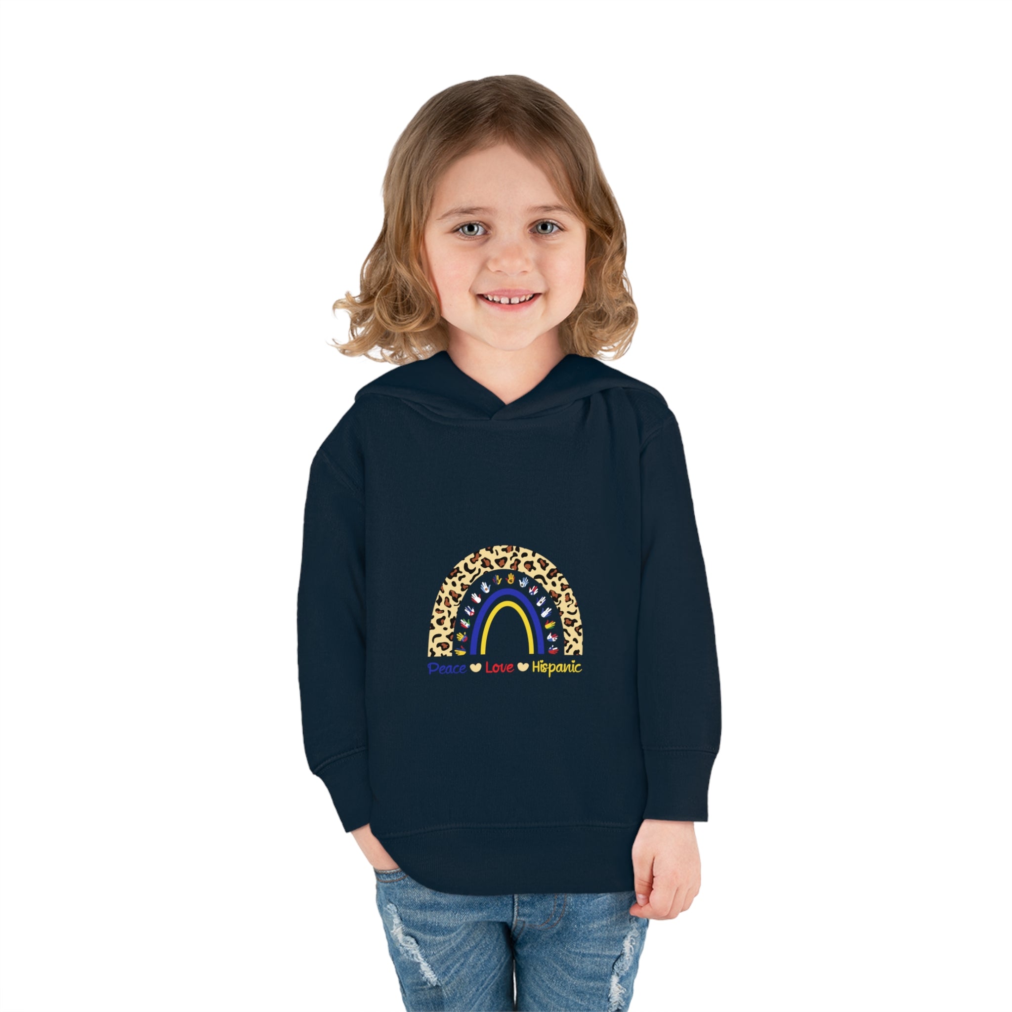 Leopard Rainbow - Hispanic Heritage Month Toddler Hoodie