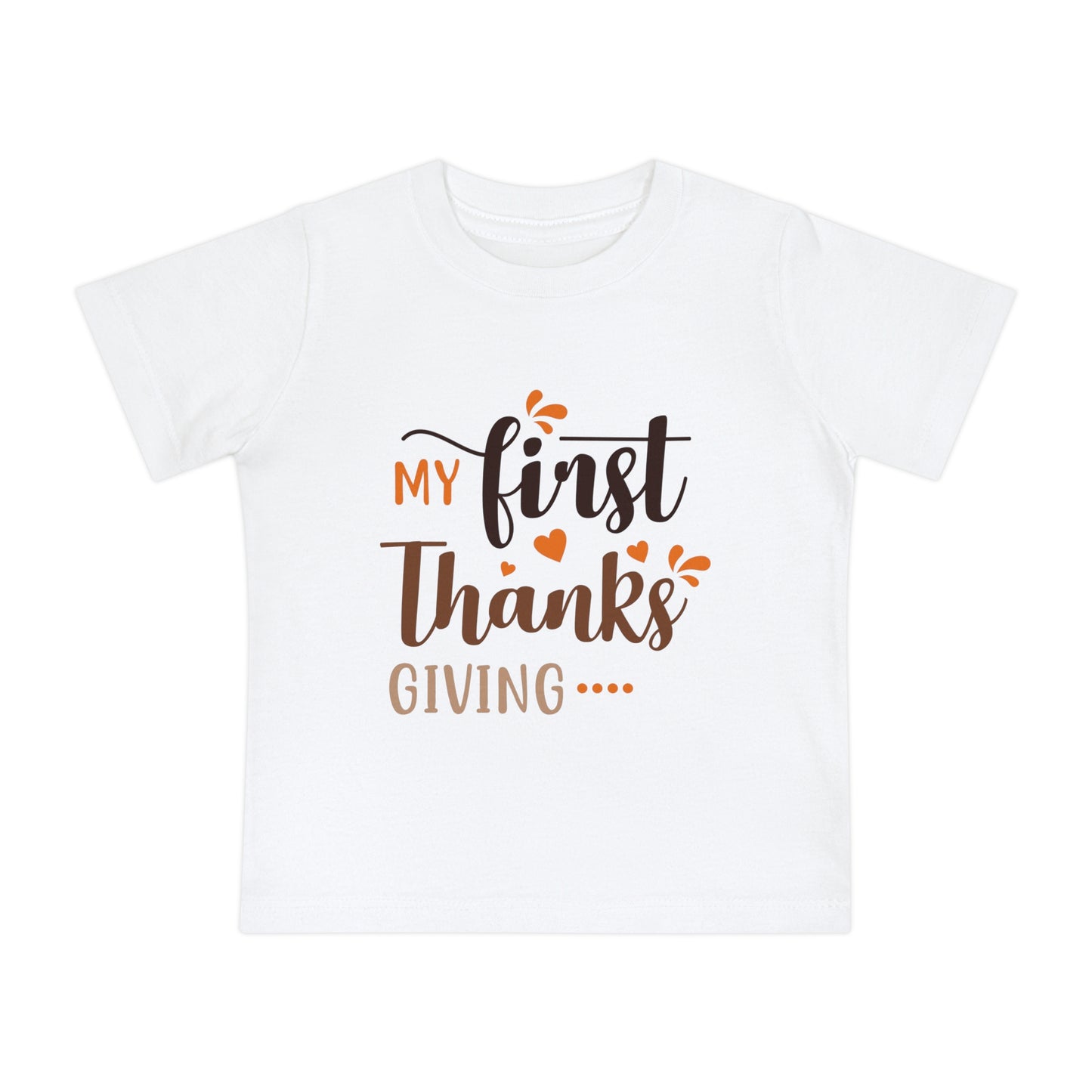 My First Thanksgiving Baby Short Sleeve T-Shirt