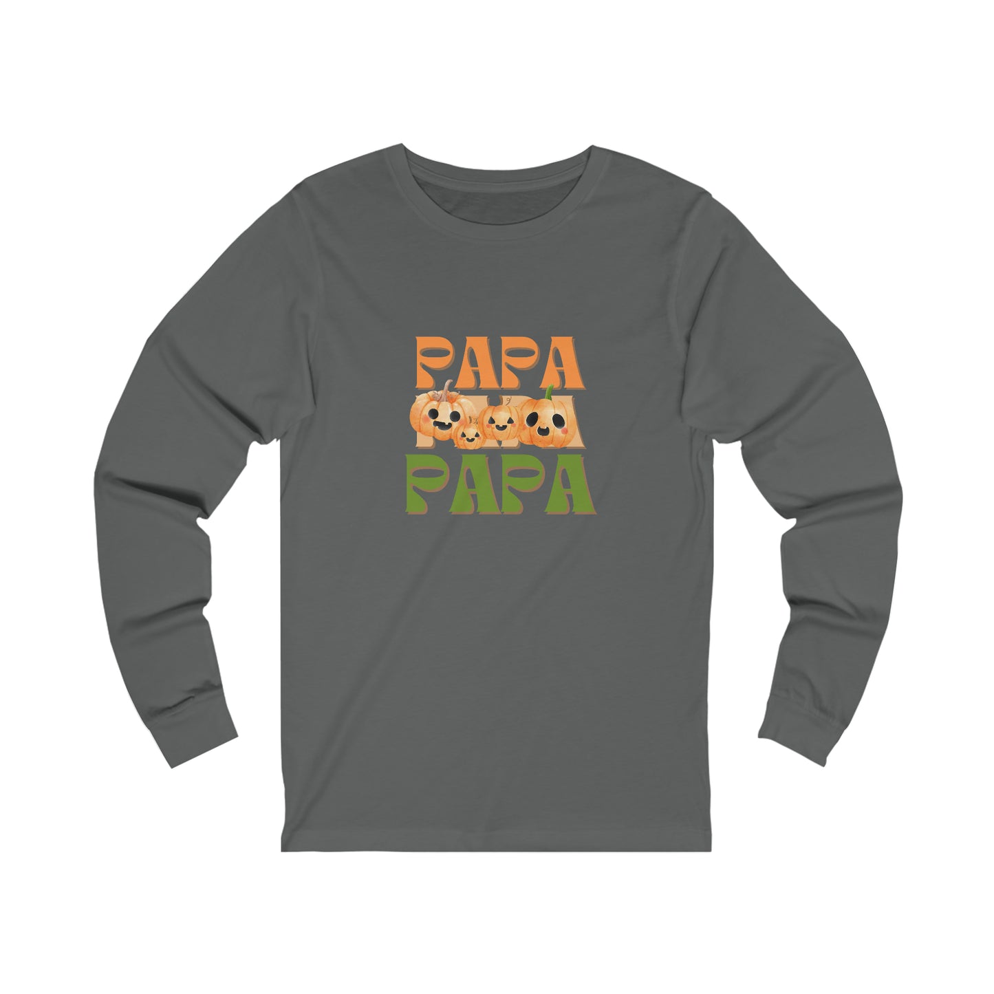 Papa Pumpkin Unisex Jersey Long Sleeve Tee