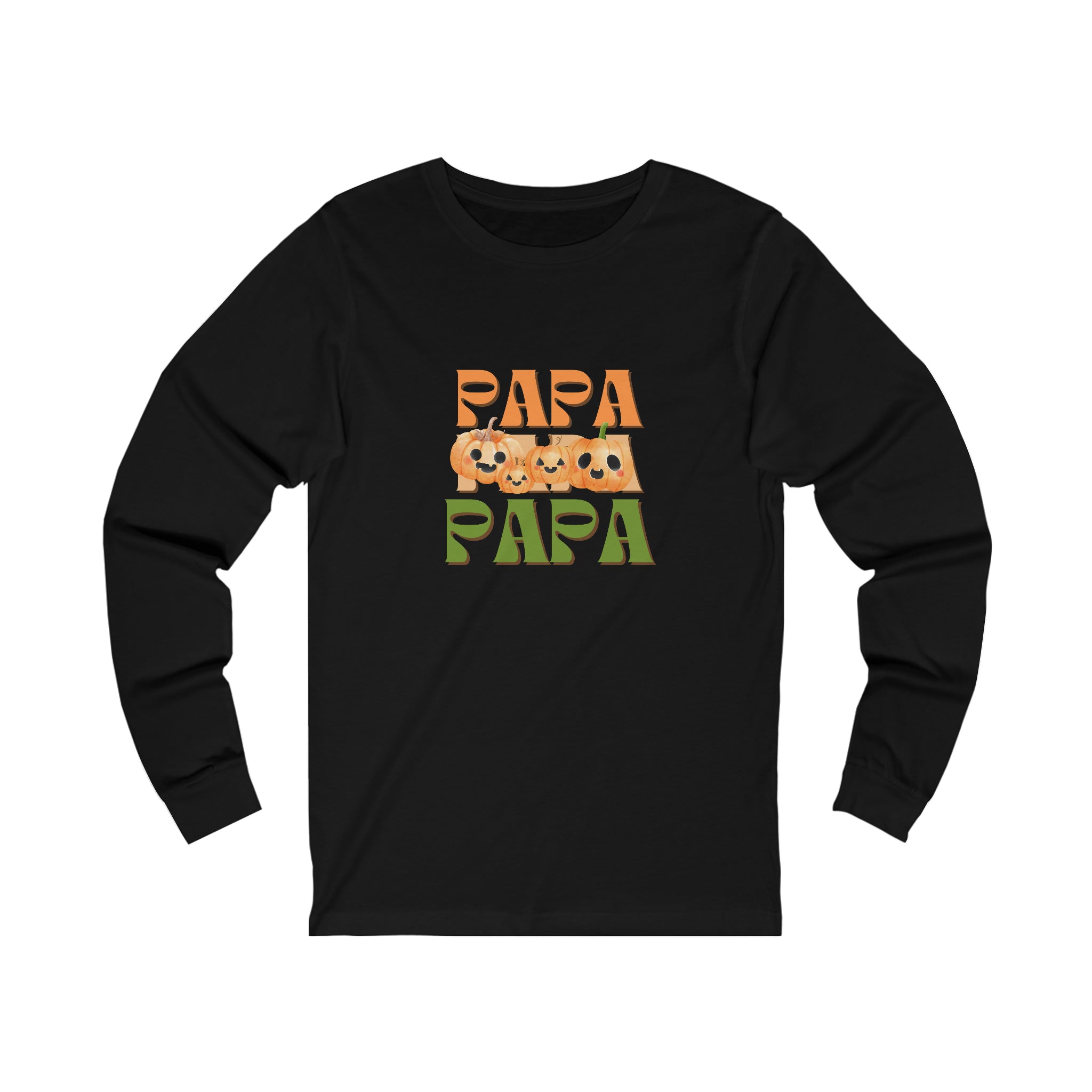 Papa Pumpkin Unisex Jersey Long Sleeve Tee