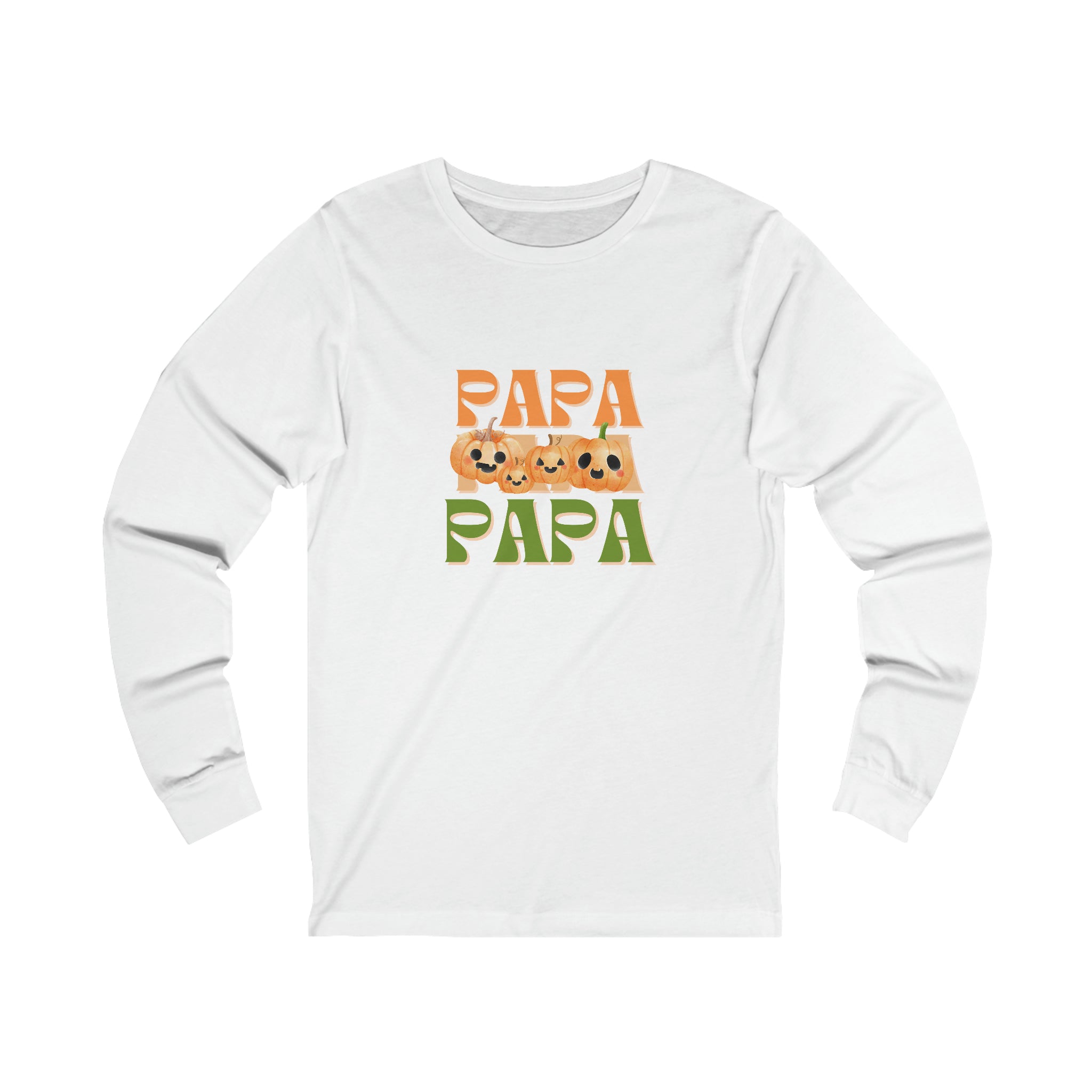 Papa Pumpkin Unisex Jersey Long Sleeve Tee