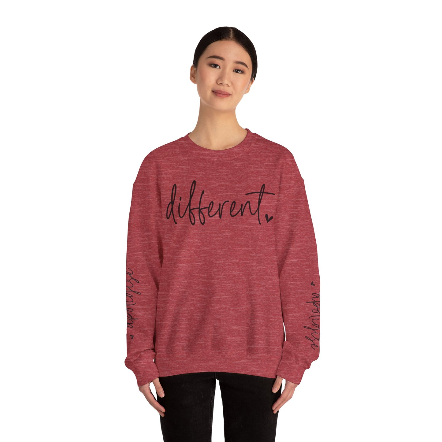 Different & Don't Apologise, Unisex Heavy Blend™ Crewneck Sweatshirt