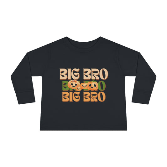 Big Bro Pumpkin Toddler Long Sleeve Tee