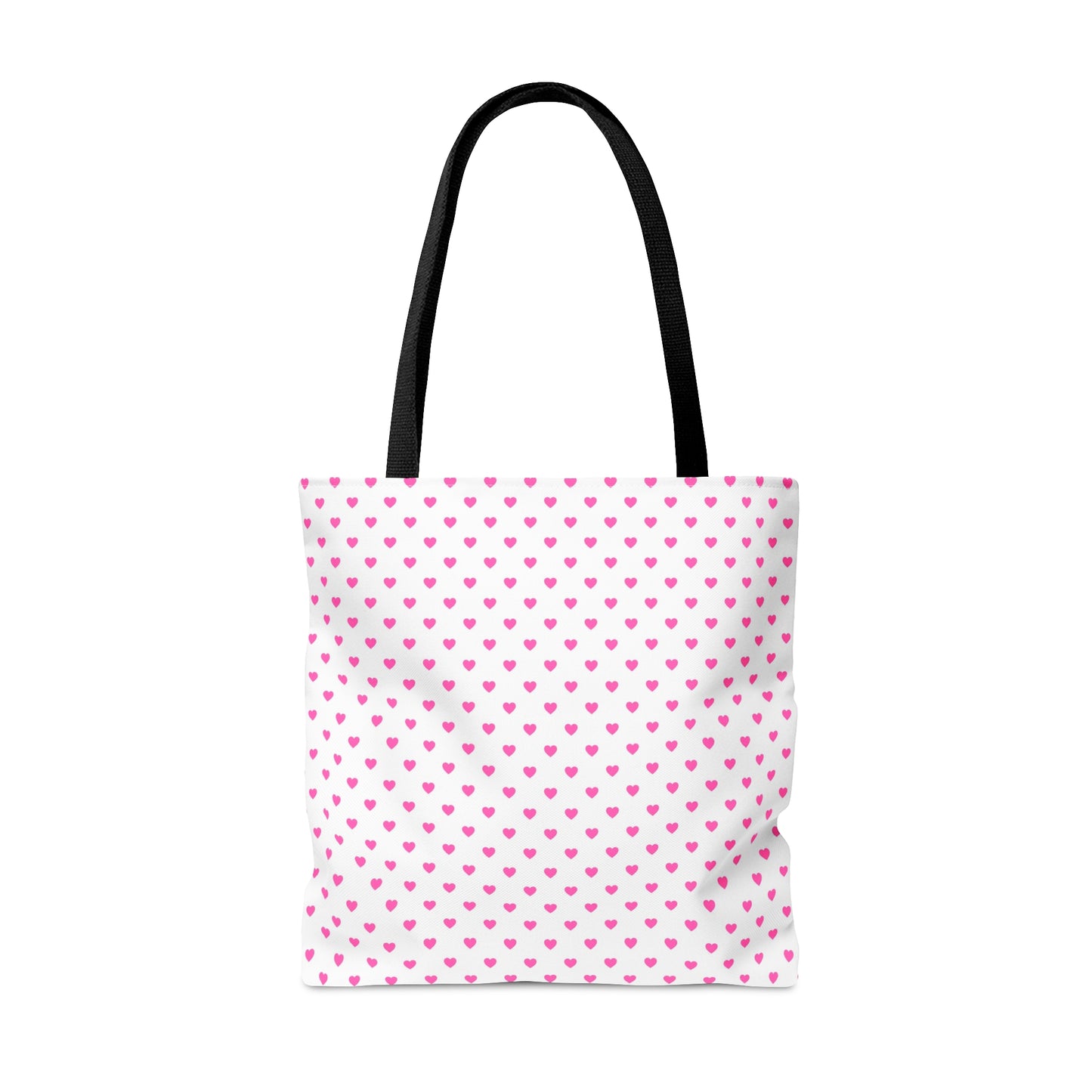 Pink Hearts Breast Cancer Awareness Tote Bag