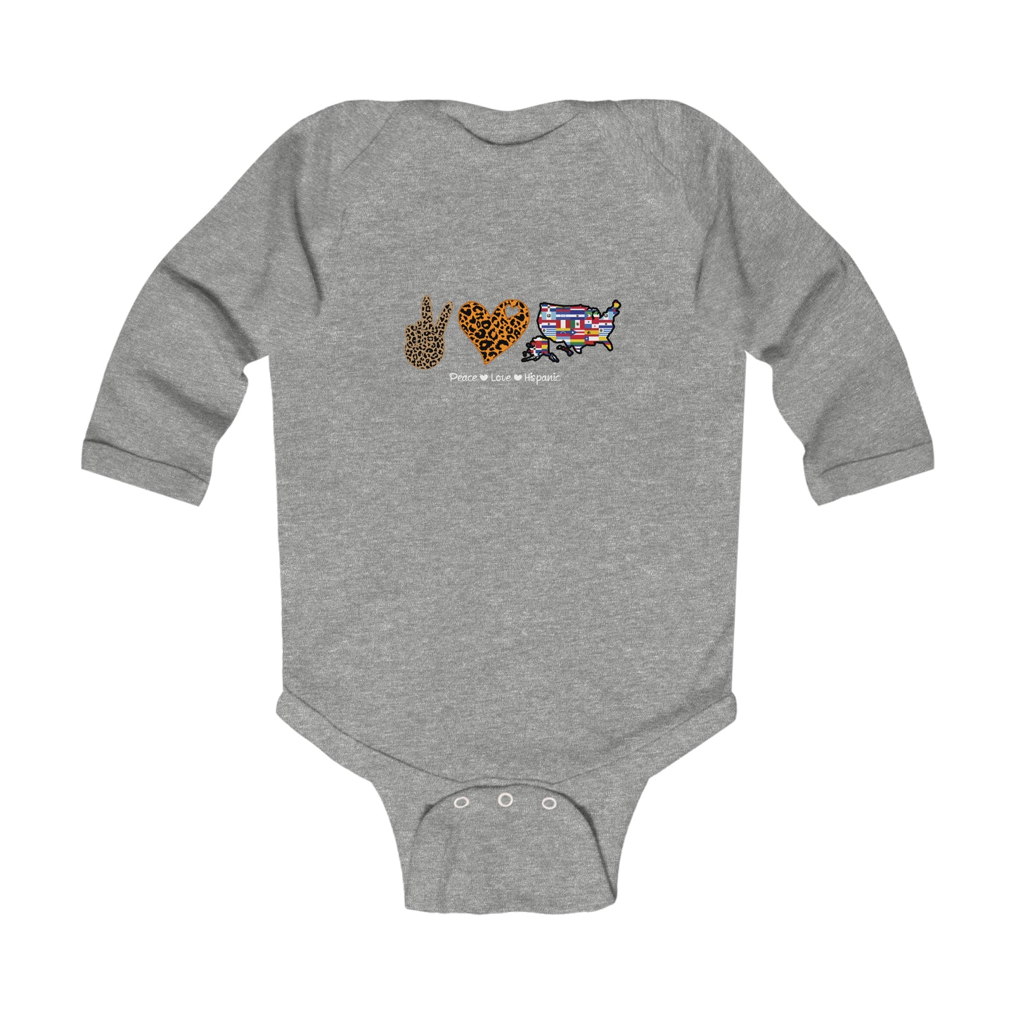 Hispanic Heritage Month Infant Long Sleeve Bodysuit