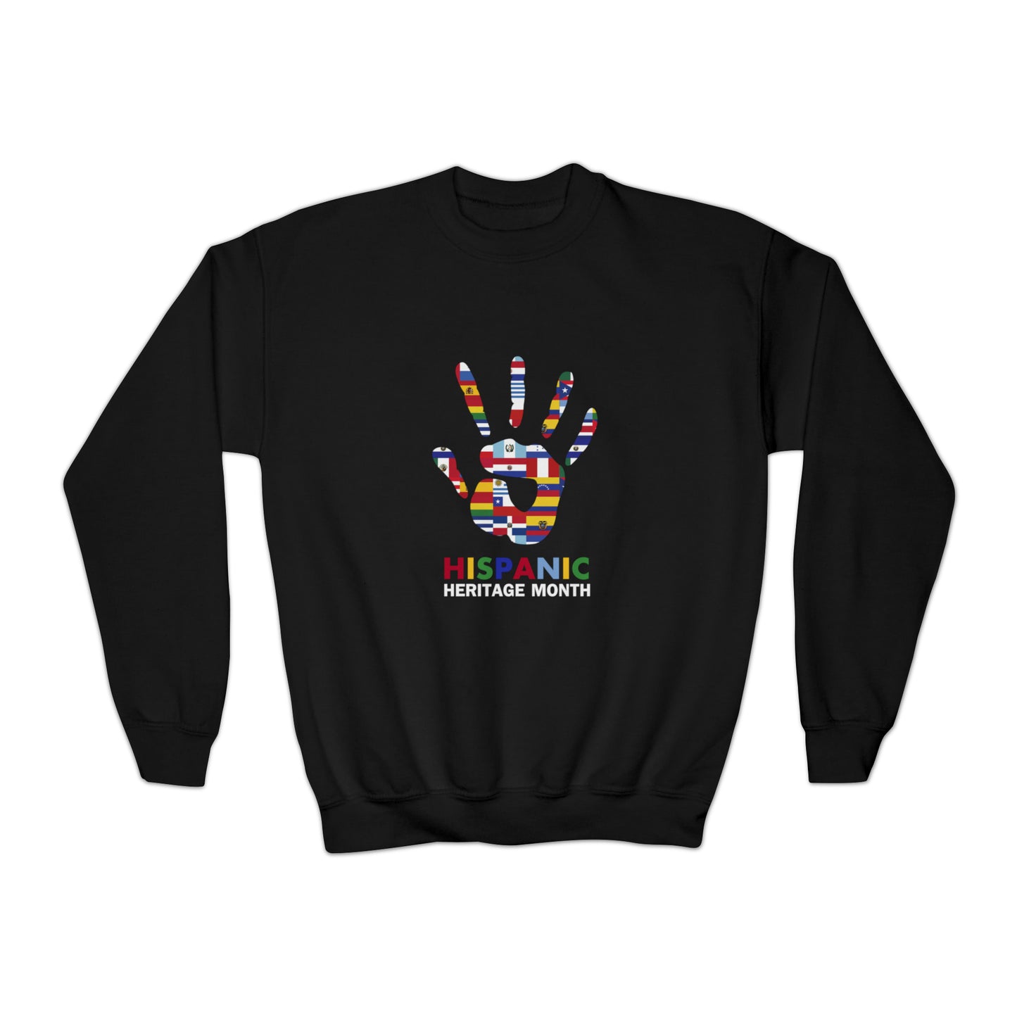 Hispanic Heritage Month Youth Crewneck Sweatshirt