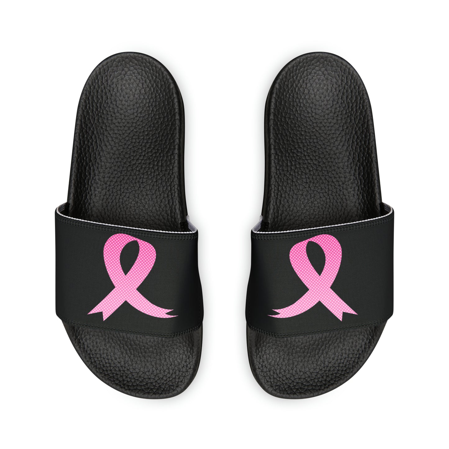 Breast Cancer Women's PU Slide Sandals