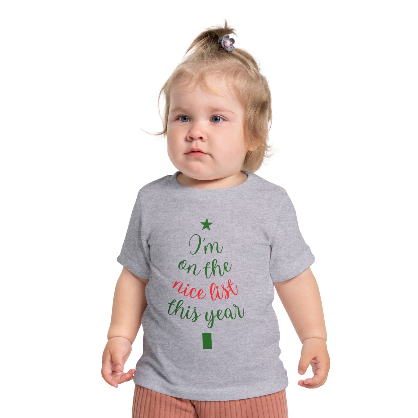 I'm On The Nice List This Year Baby Short Sleeve T-Shirt