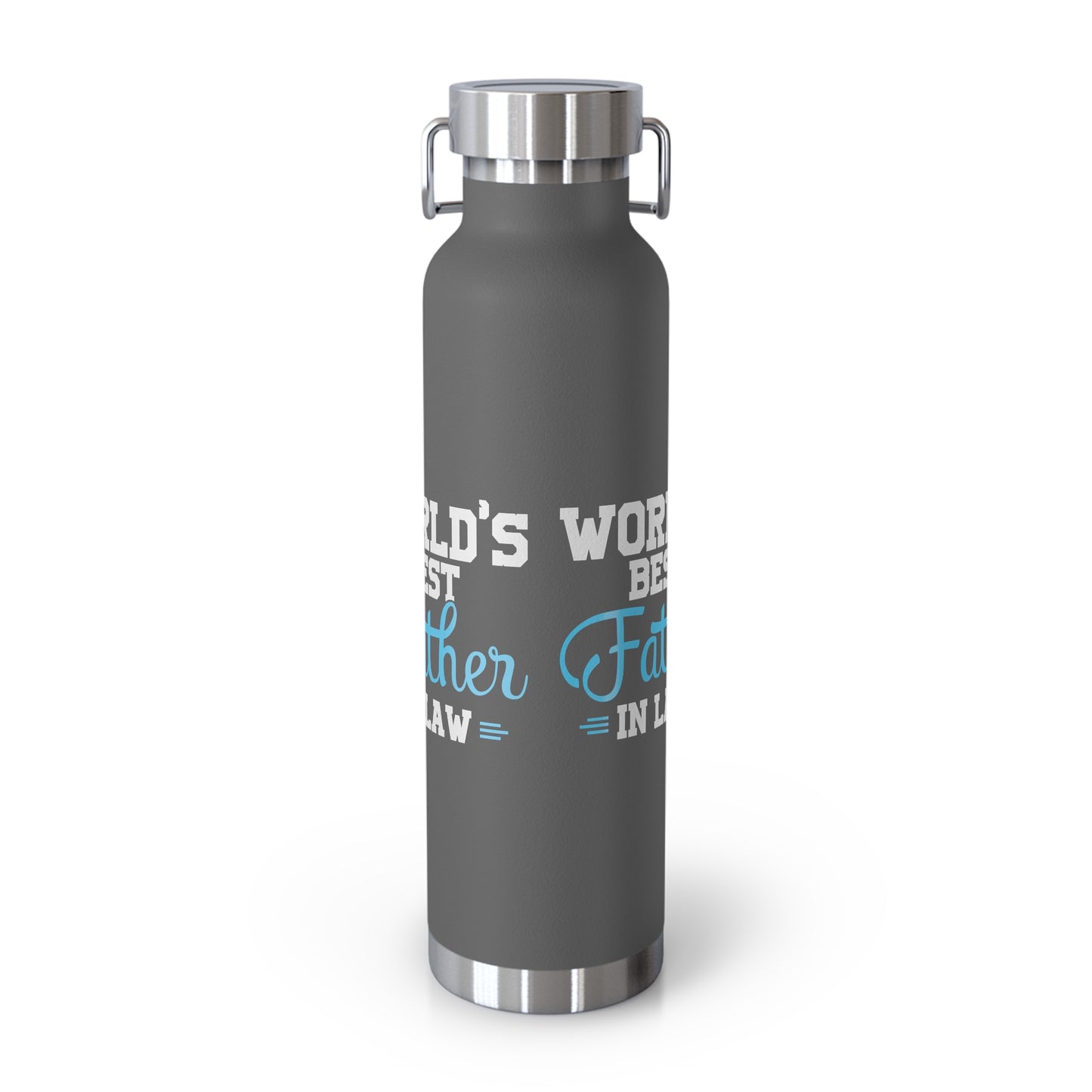 World's Best Father-In-Law Copper Vacuum Insulated Bottle, 22oz