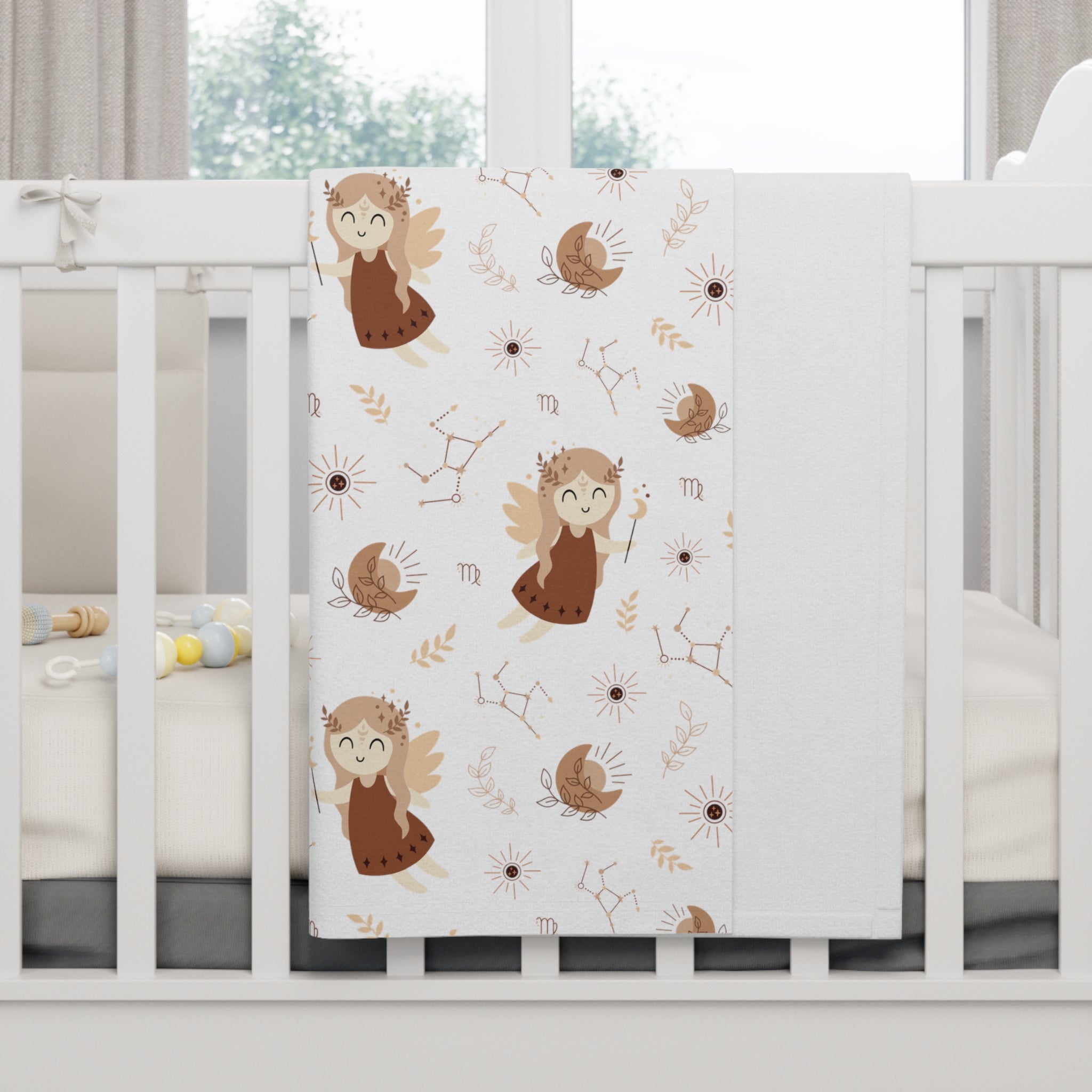 Virgo Baby Blanket, Virgo Blanket, Virgo Zodiac Blanket, Soft Fleece Baby Blanket
