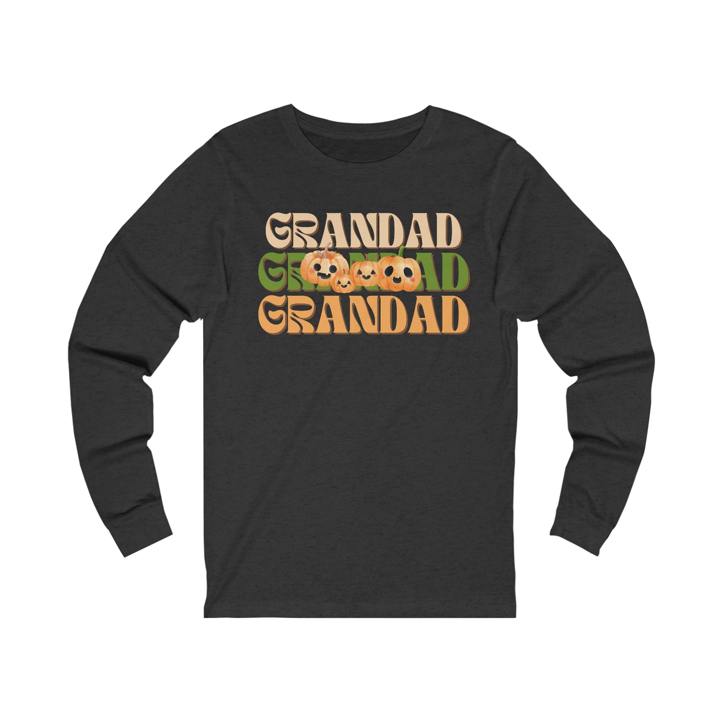 Grandad Pumpkin Unisex Jersey Long Sleeve Tee