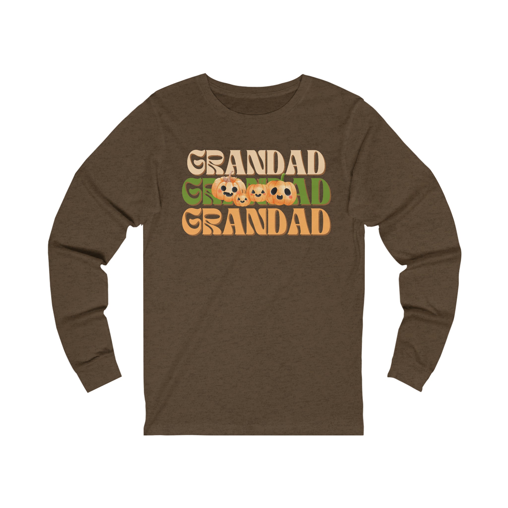 Grandad Pumpkin Unisex Jersey Long Sleeve Tee