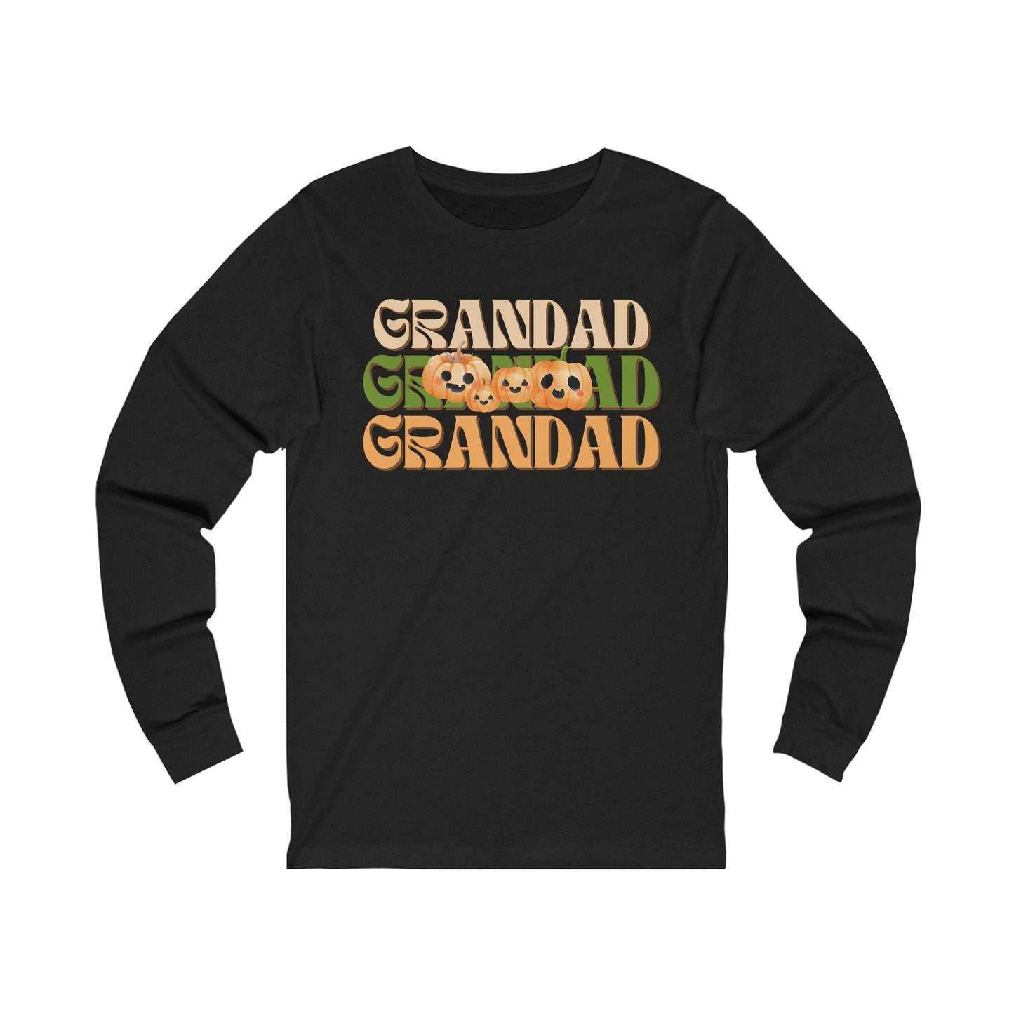 Grandad Pumpkin Unisex Jersey Long Sleeve Tee