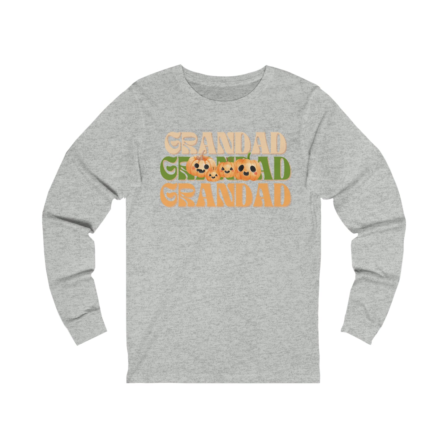 Grandad Pumpkin Unisex Jersey Long Sleeve Tee