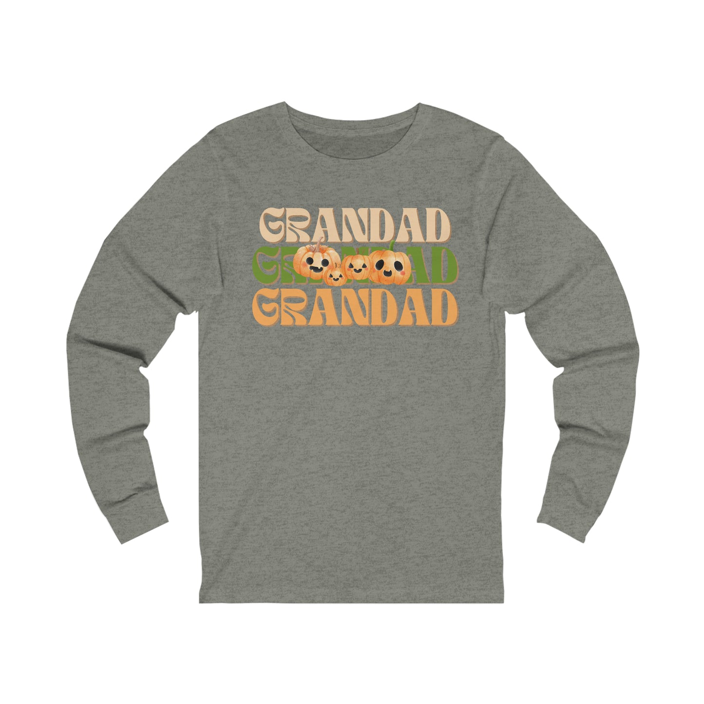 Grandad Pumpkin Unisex Jersey Long Sleeve Tee