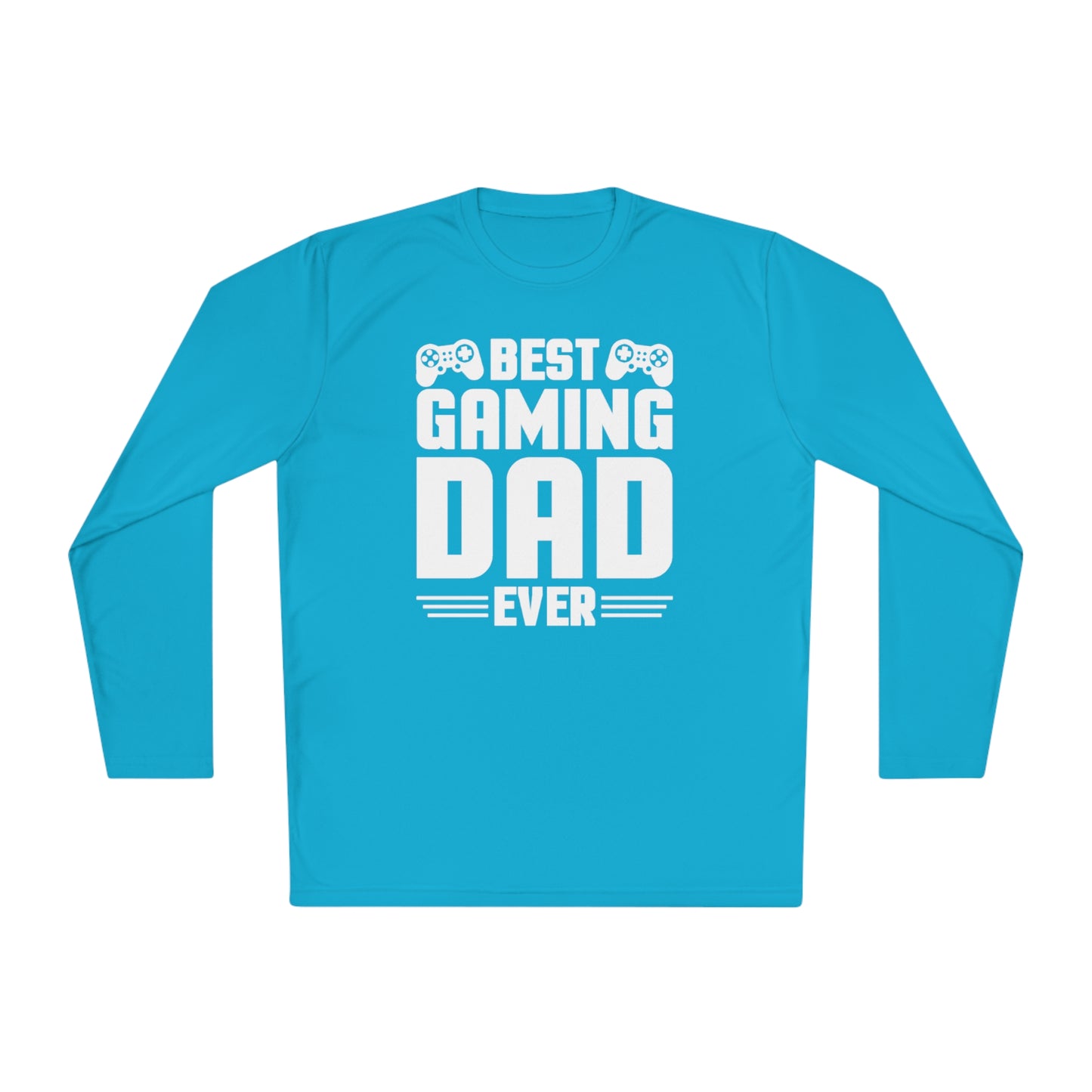 Best Gaming Dad Ever, Gaming Dad Tee, Gamer Dad, Dad Tee, Unisex Lightweight Long Sleeve Tee