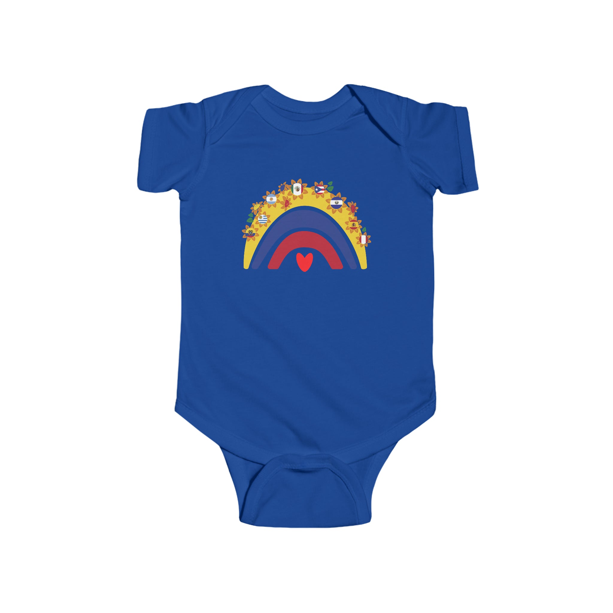 Rainbow Heart - Hispanic Heritage Month Infant  Bodysuit