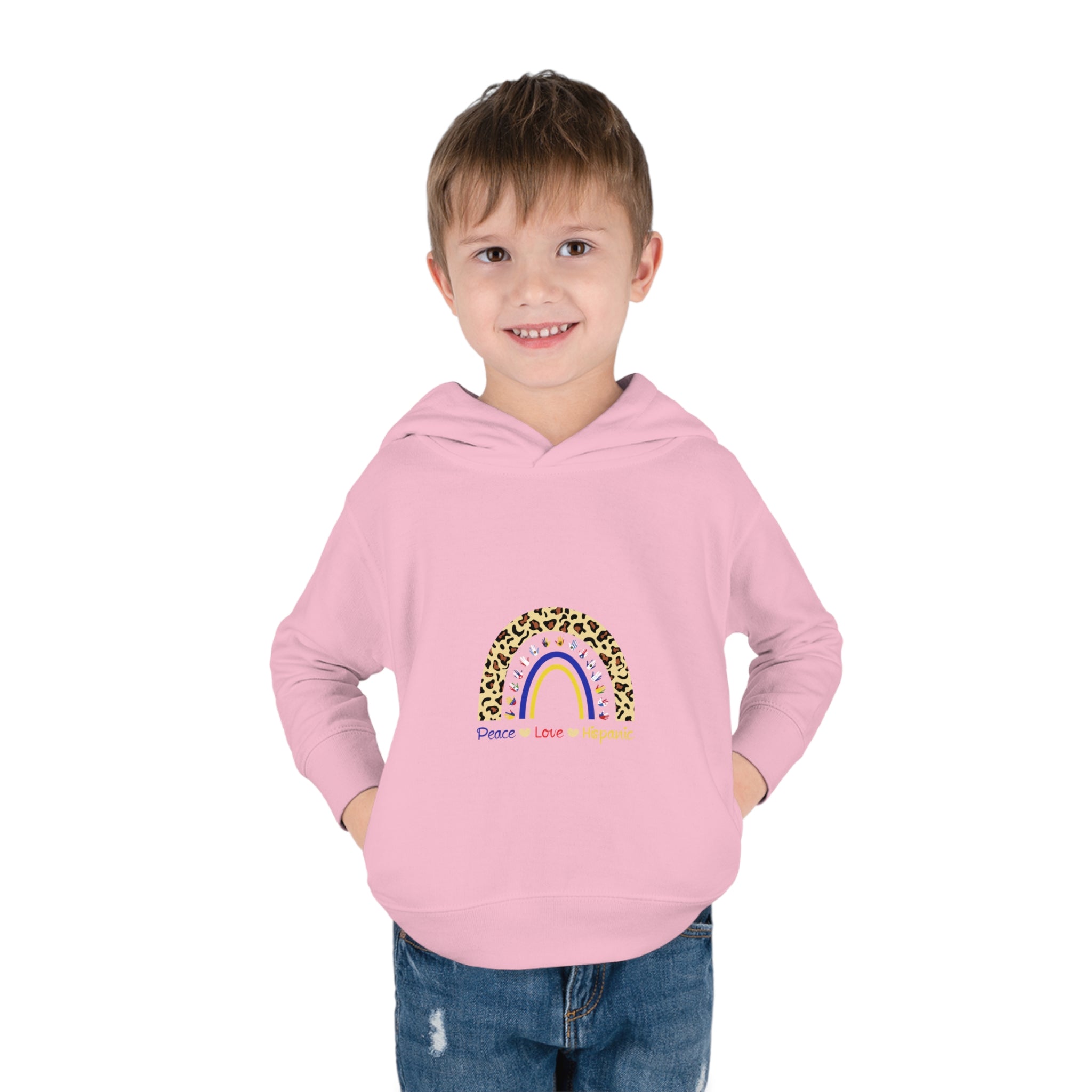 Leopard Rainbow - Hispanic Heritage Month Toddler Hoodie