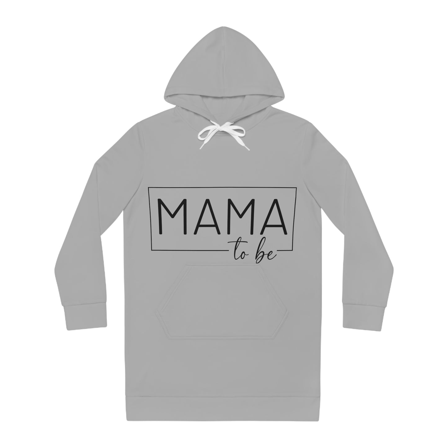 Mama To Be Women's Hoodie Dress (AOP)