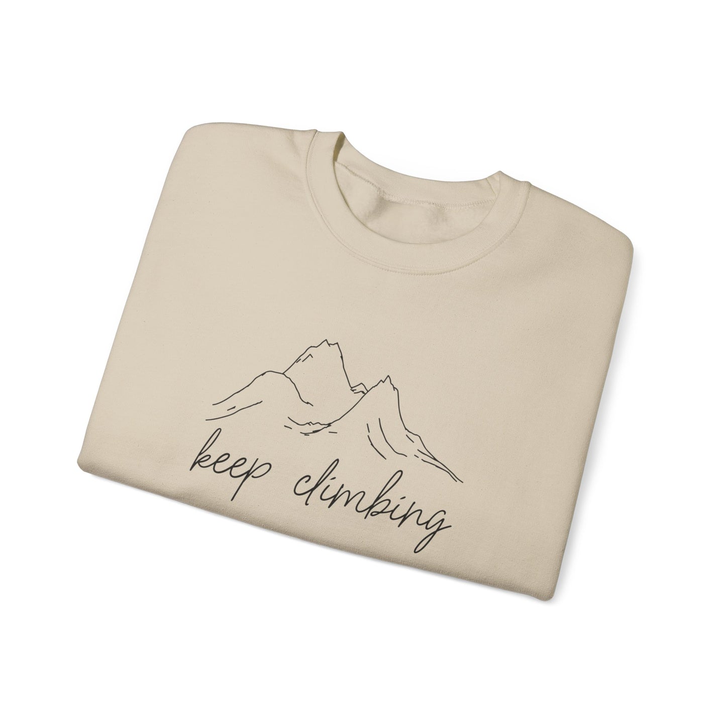 Keep Climbing, Do Hard Things, Unisex Heavy Blend™ Crewneck Sweatshirt