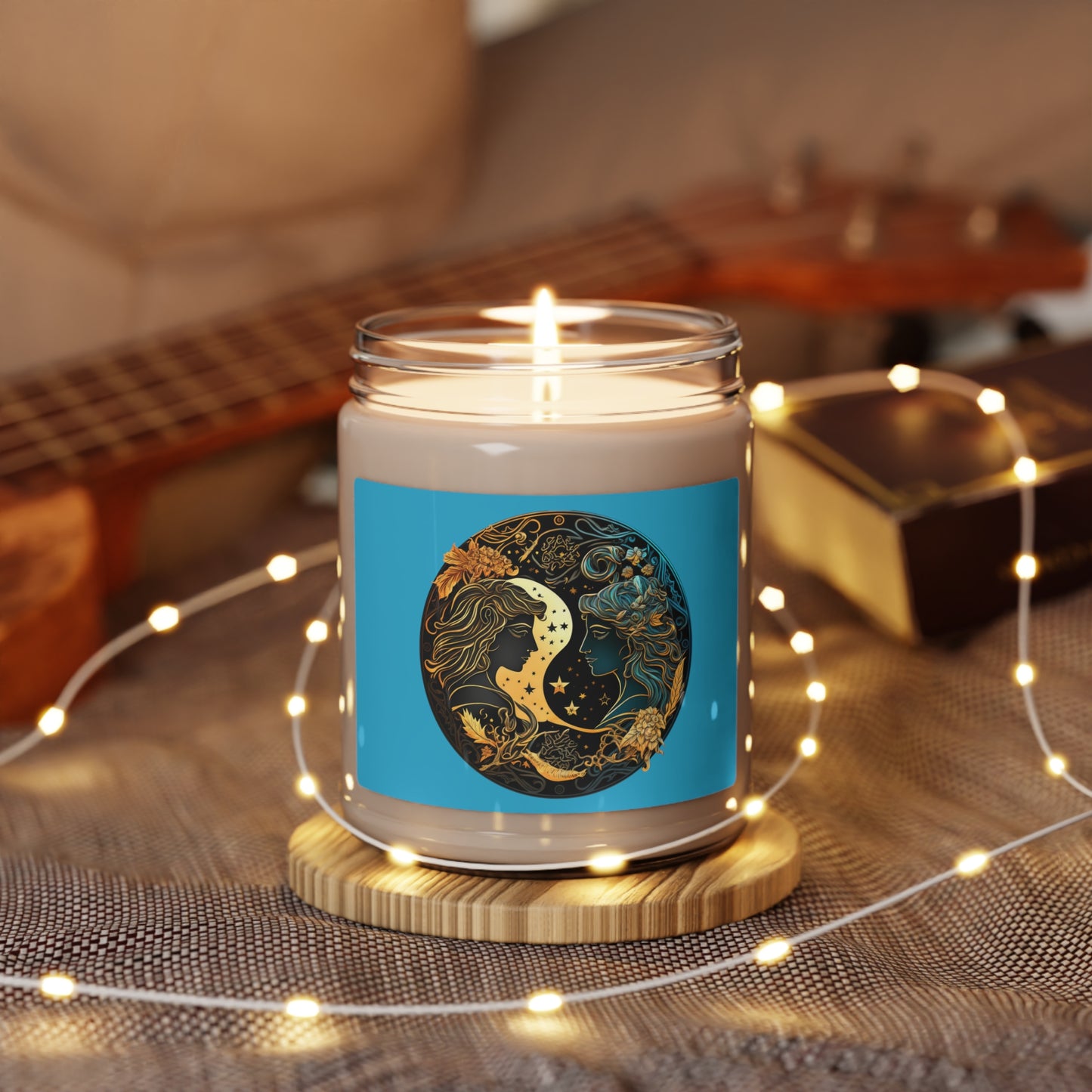 Gemini Star Sign Soy Candle Zodiac Customized Candle Gift For Birthday