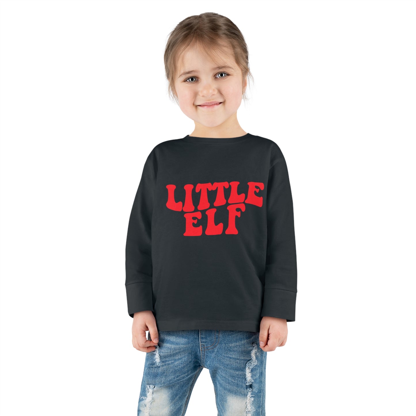 Little Elf Toddler Long Sleeve Tee