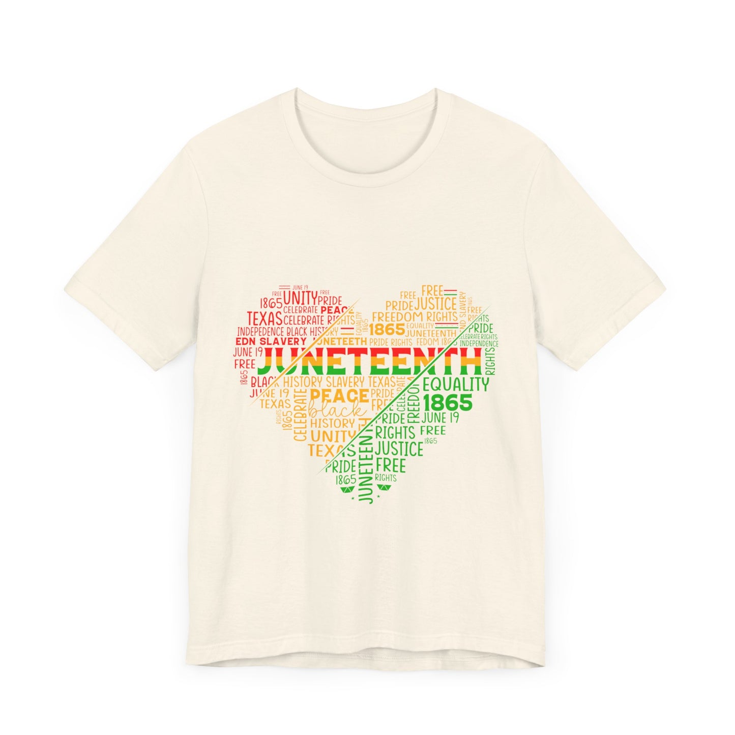 Juneteenth Heart Shirt, Juneteenth shirt unisex, Black Culture, Black History, Black Lives Matter Tee, Juneteenth T-Shirt, Free-ish Shirt, Unisex Jersey Short Sleeve Tee