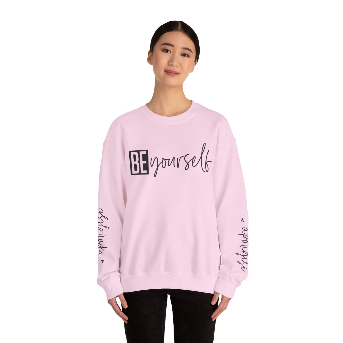 Be Yourself & Dont Apologise, Unisex Heavy Blend™ Crewneck Sweatshirt