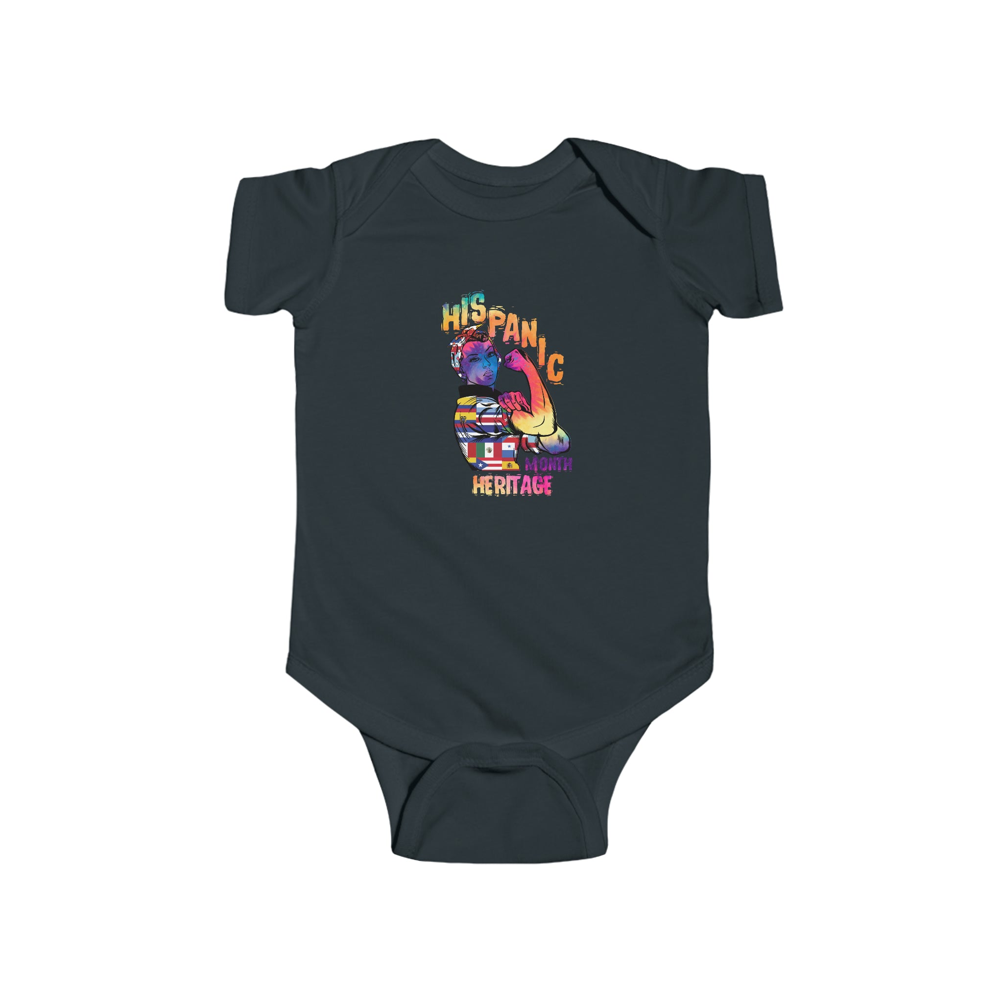 Strong Hispanic Woman - Hispanic Heritage Month Infant  Bodysuit
