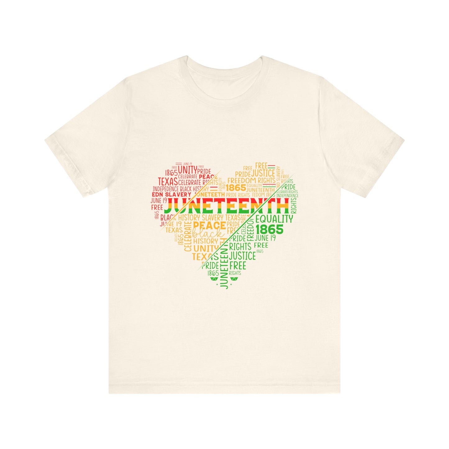 Juneteenth Heart Shirt, Juneteenth shirt unisex, Black Culture, Black History, Black Lives Matter Tee, Juneteenth T-Shirt, Free-ish Shirt, Unisex Jersey Short Sleeve Tee