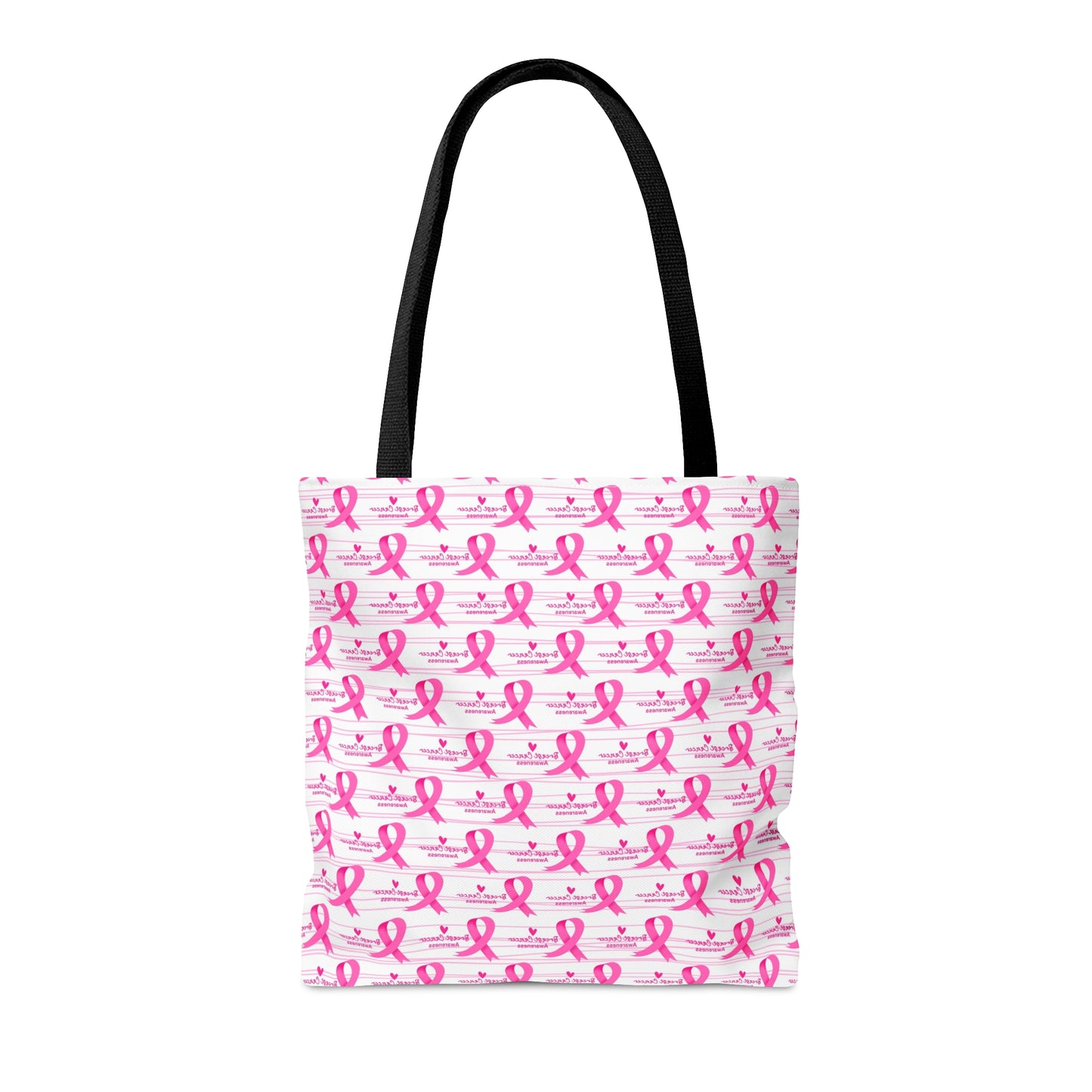 Pink Ribbon Breast Cancer Awareness Tote Bag