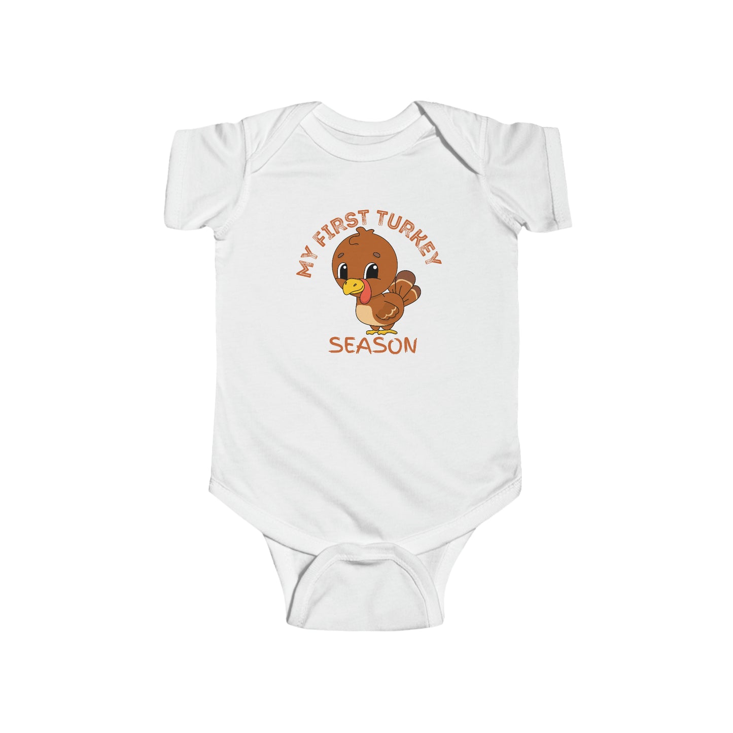 My First Turkey Season Infant Fine Jersey Bodysuit