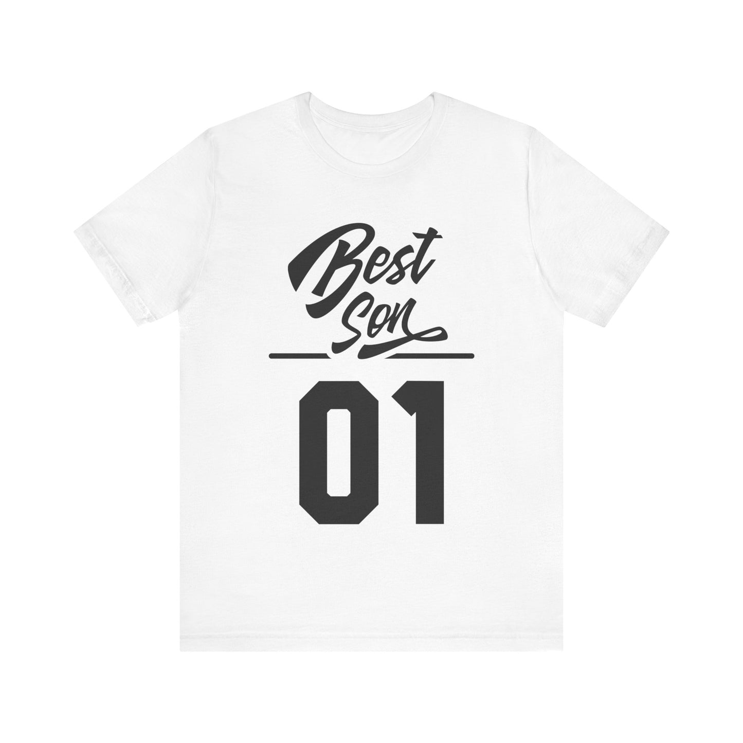 Best Son 01, Best Son Tee, Best Son T-shirt, Gift for Son, Dad to Son Gift, Unisex Jersey Short Sleeve Tee