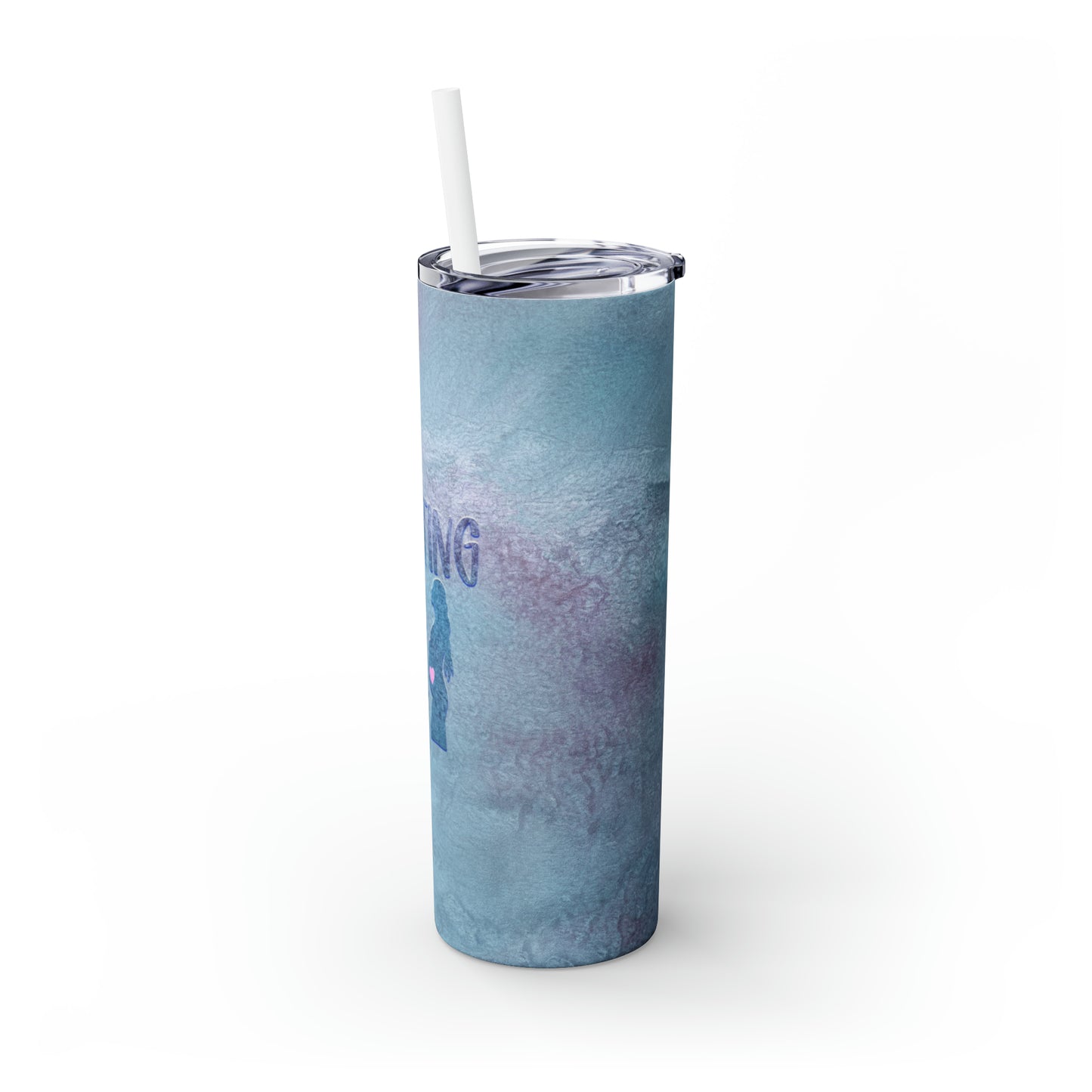 Feasting For Two Skinny Tumbler with Straw, 20oz