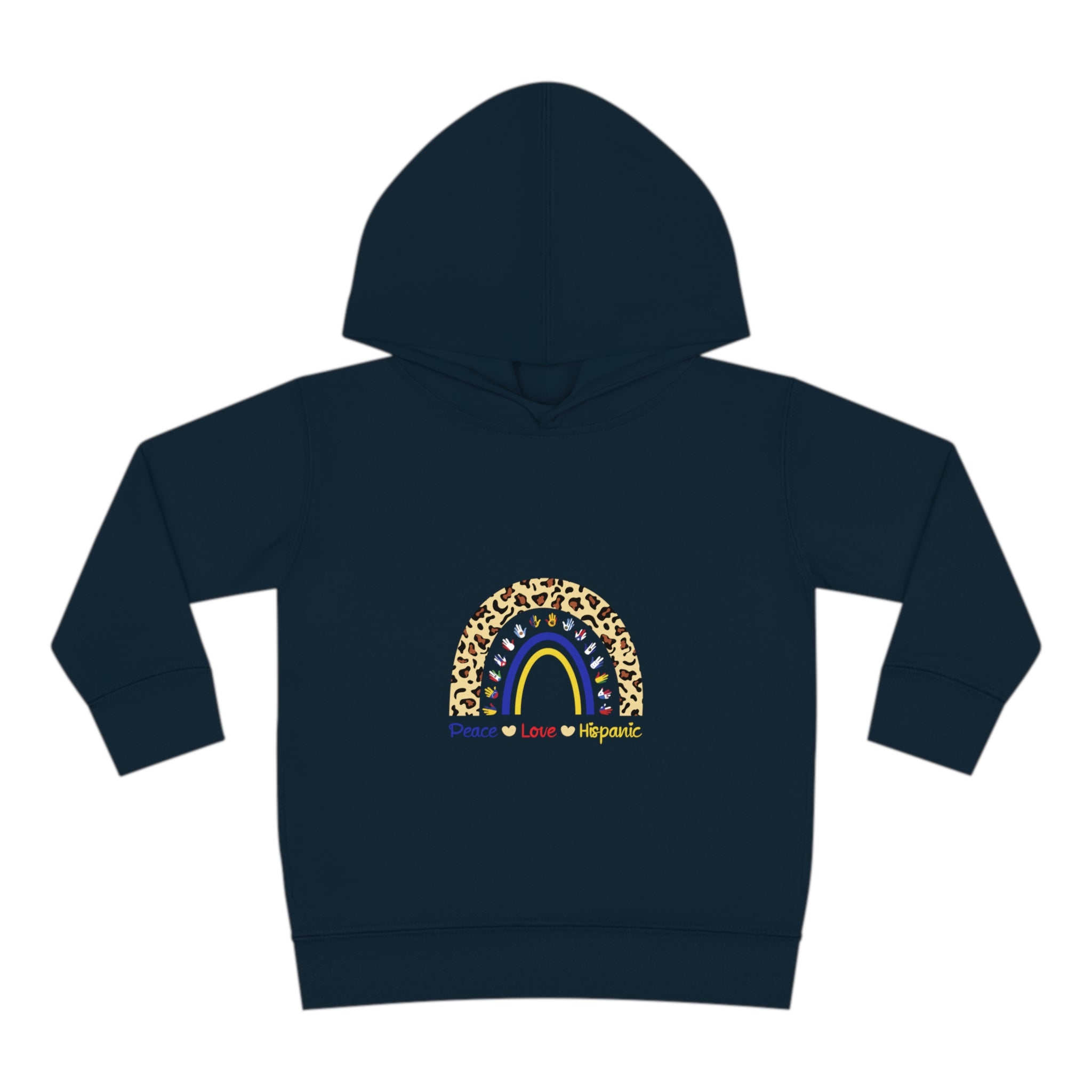 Leopard Rainbow - Hispanic Heritage Month Toddler Hoodie