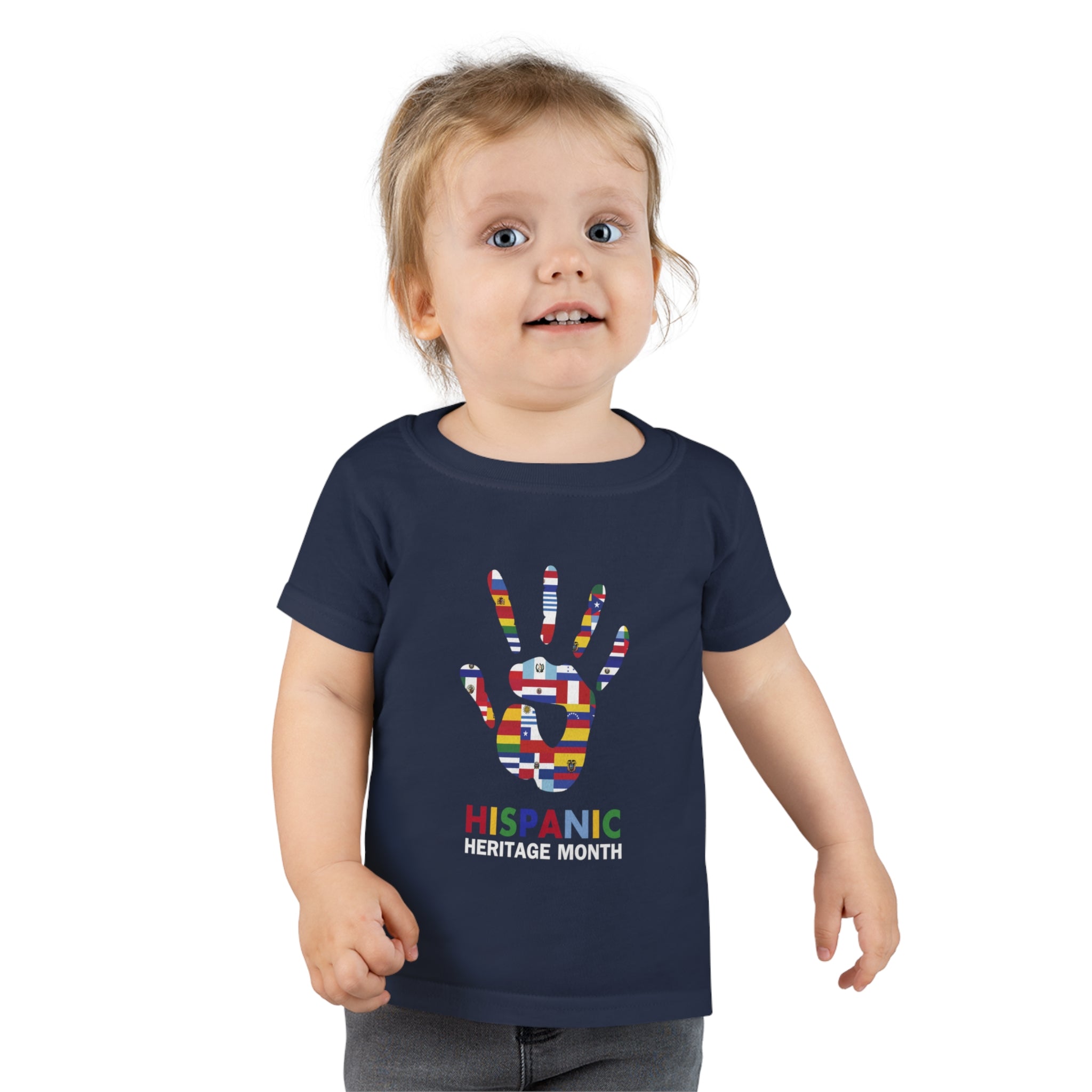 Flag Handprint - Hispanic Heritage Month Toddler T-shirt