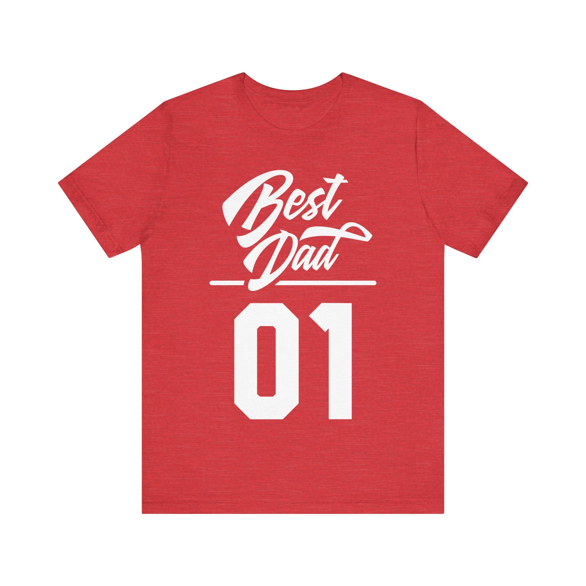 Best Dad 01, Best Dad Tee, Best Dad T-shirt, Gift for Dad, Son to Dad Gift, Unisex Jersey Short Sleeve Tee