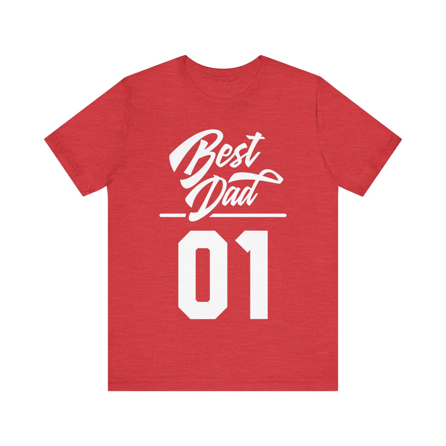 Best Dad 01, Best Dad Tee, Best Dad T-shirt, Gift for Dad, Son to Dad Gift, Unisex Jersey Short Sleeve Tee