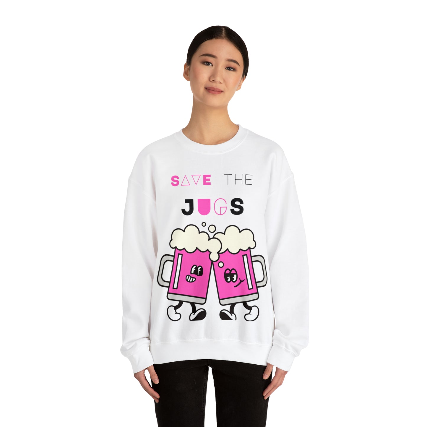 Save The Jugs Unisex Heavy Blend™ Crewneck Sweatshirt