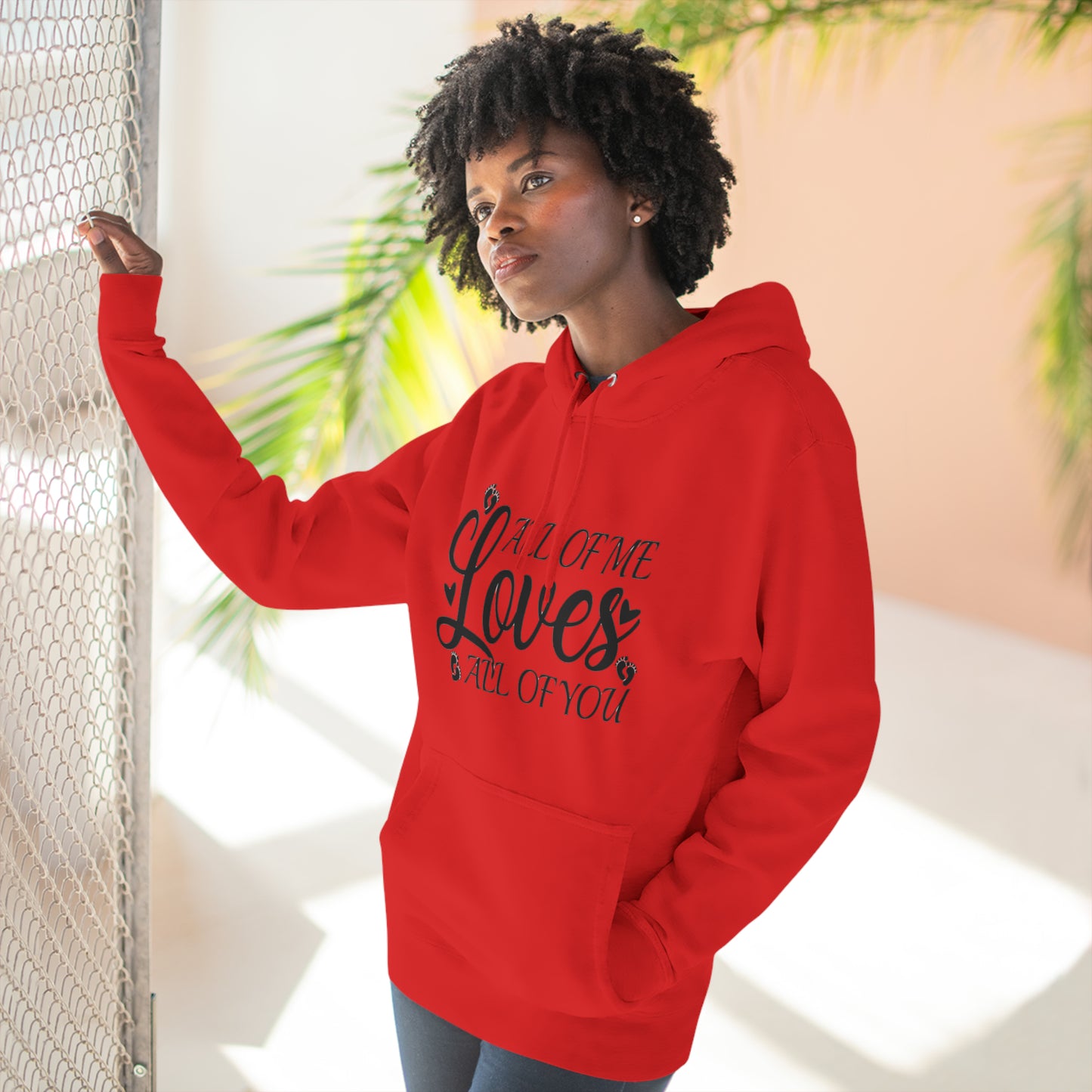 All Of Me Loves All Of You, Unisex Premium Pullover Hoodie, Hoodie