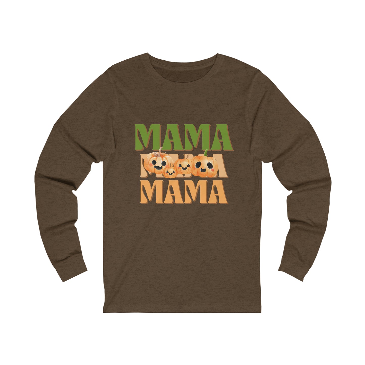 Mama Pumpkin Unisex Jersey Long Sleeve Tee